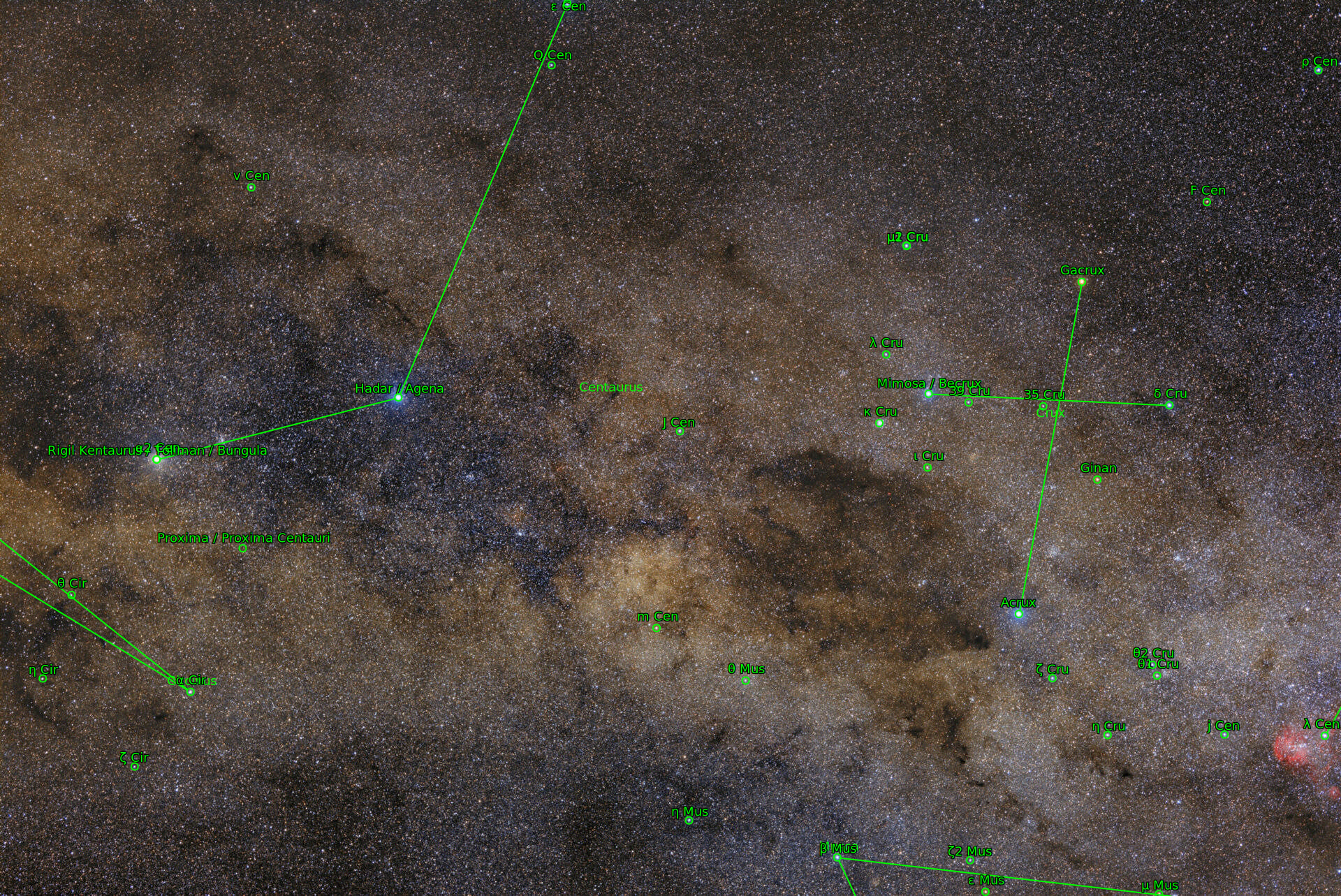 Sternkarten-Overlay (Astrometry.net)