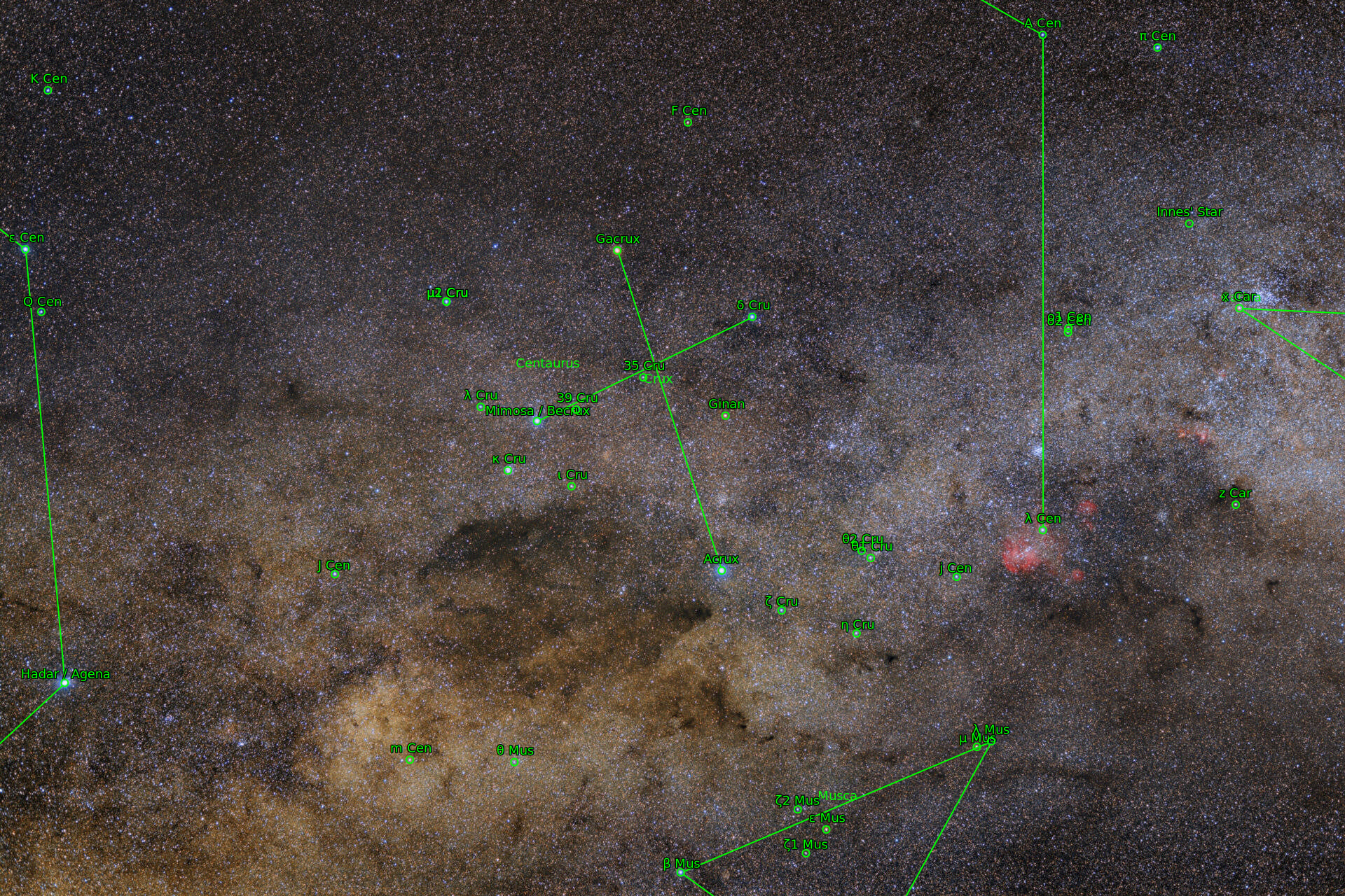 Sternkarten-Overlay (Astrometry.net)