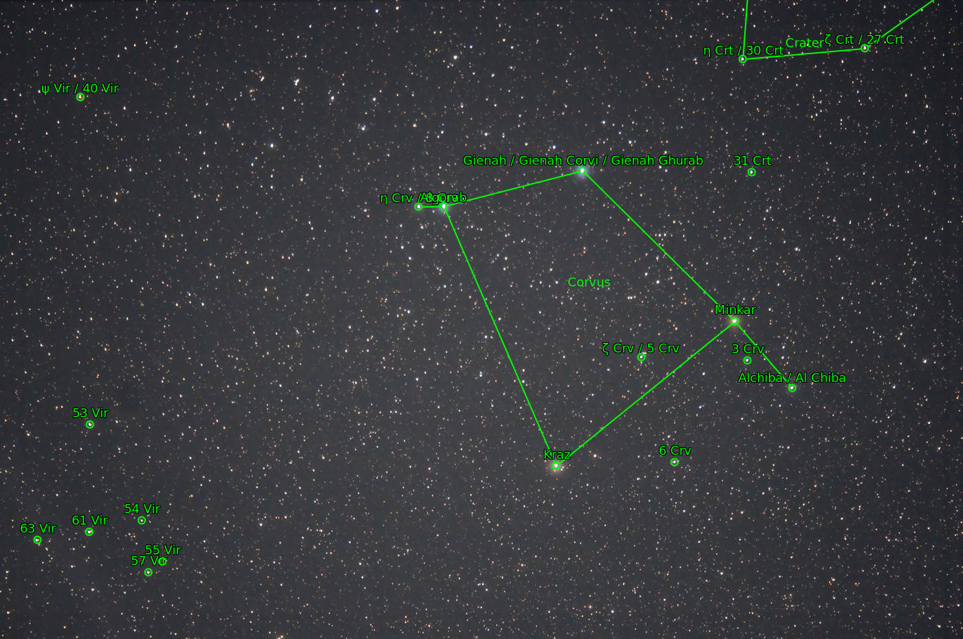 Sternkarten-Overlay (Astrometry.net)
