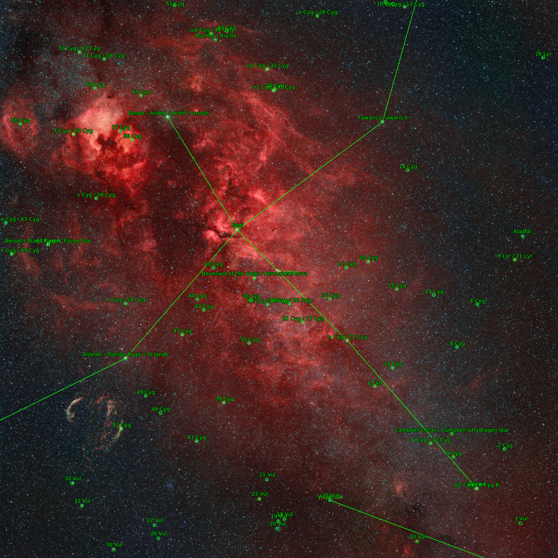 Sternkarten-Overlay (Astrometry.net)