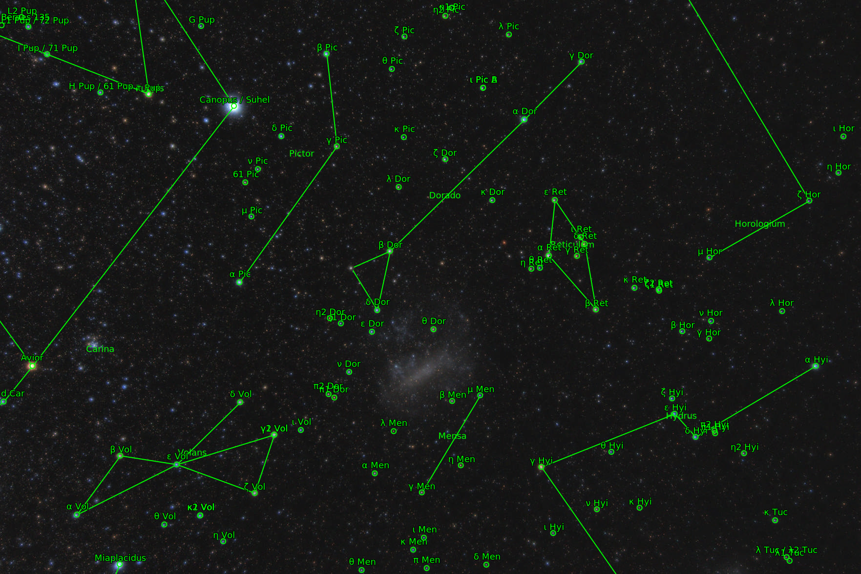 Sternkarten-Overlay (Astrometry.net)