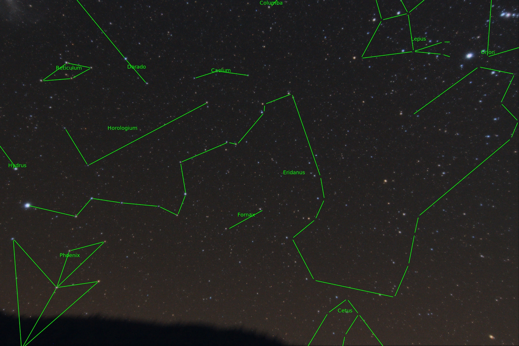 Sternkarten-Overlay (Astrometry.net)