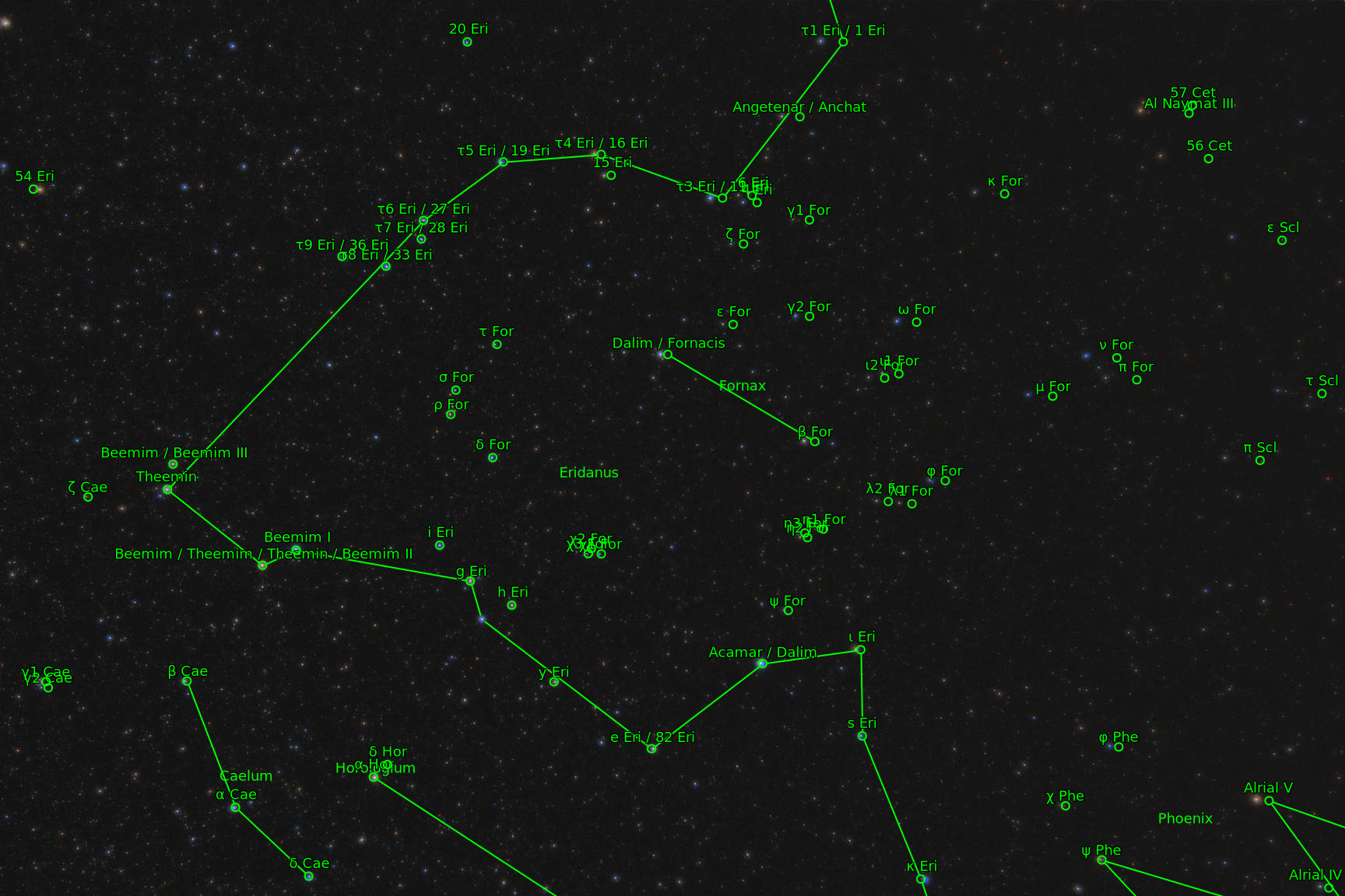 Sternkarten-Overlay (Astrometry.net)