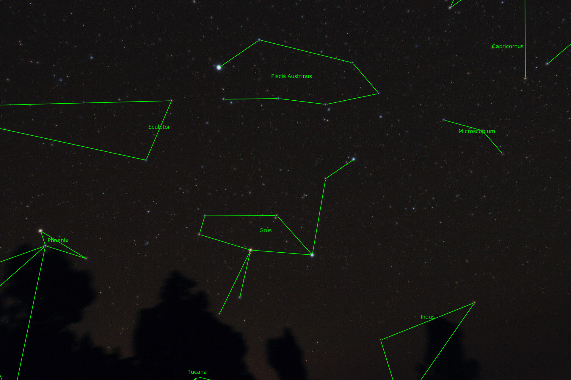Sternkarten-Overlay (Astrometry.net)