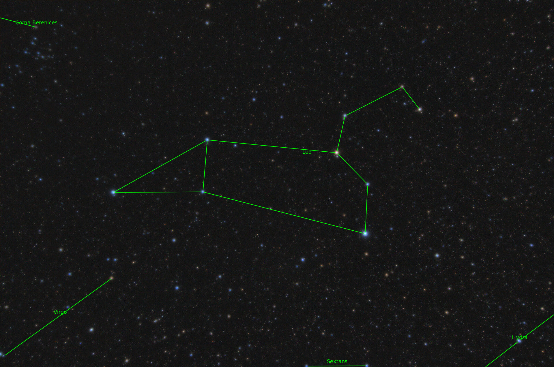 Sternkarten-Overlay (Astrometry.net)