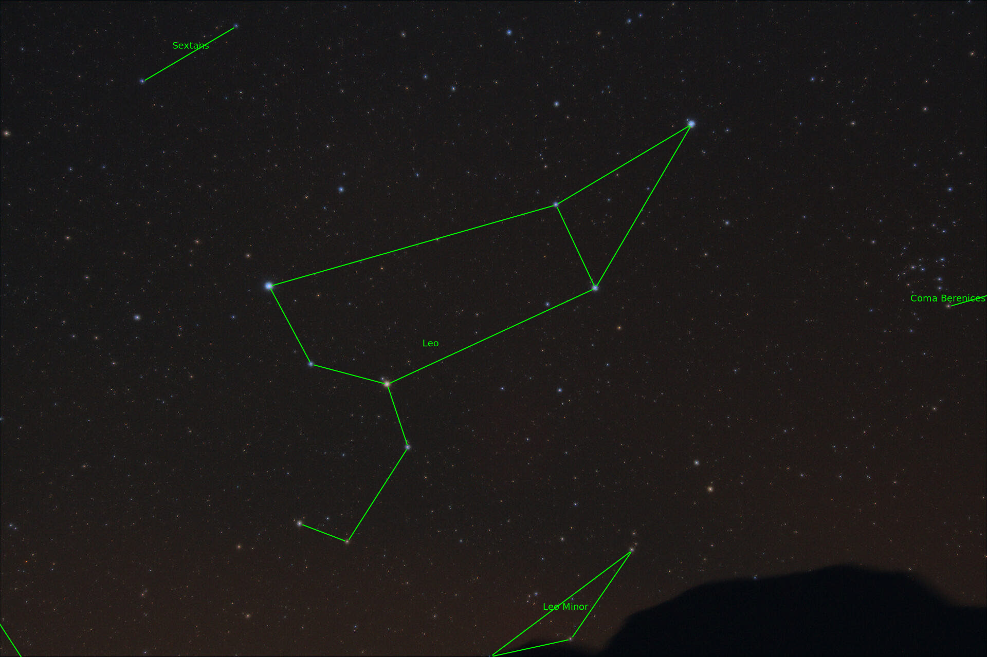 Sternkarten-Overlay (Astrometry.net)