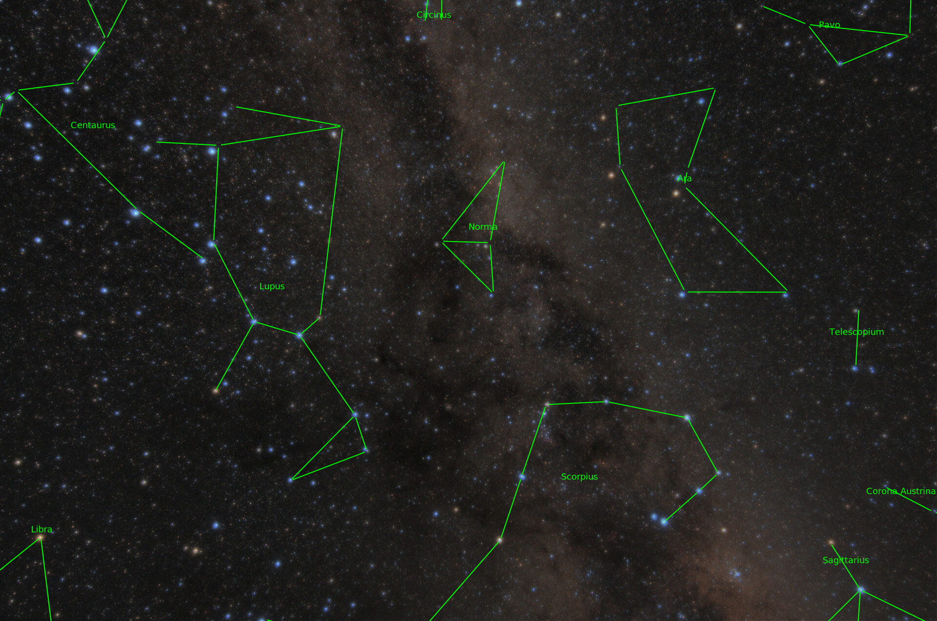 Sternkarten-Overlay (Astrometry.net)