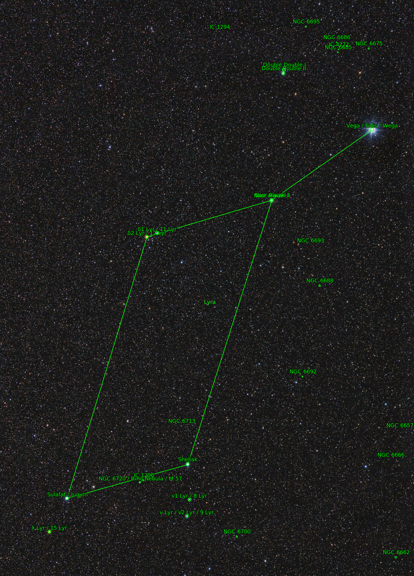 Sternkarten-Overlay (Astrometry.net)
