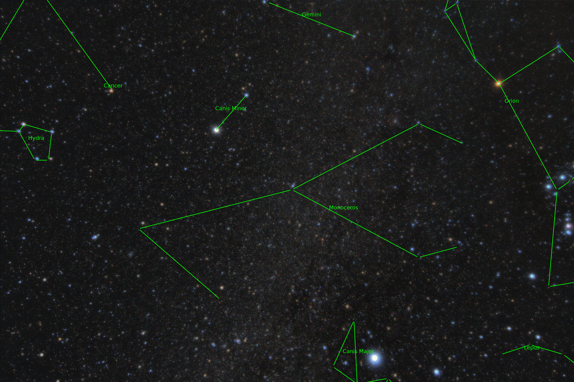 Sternkarten-Overlay (Astrometry.net)