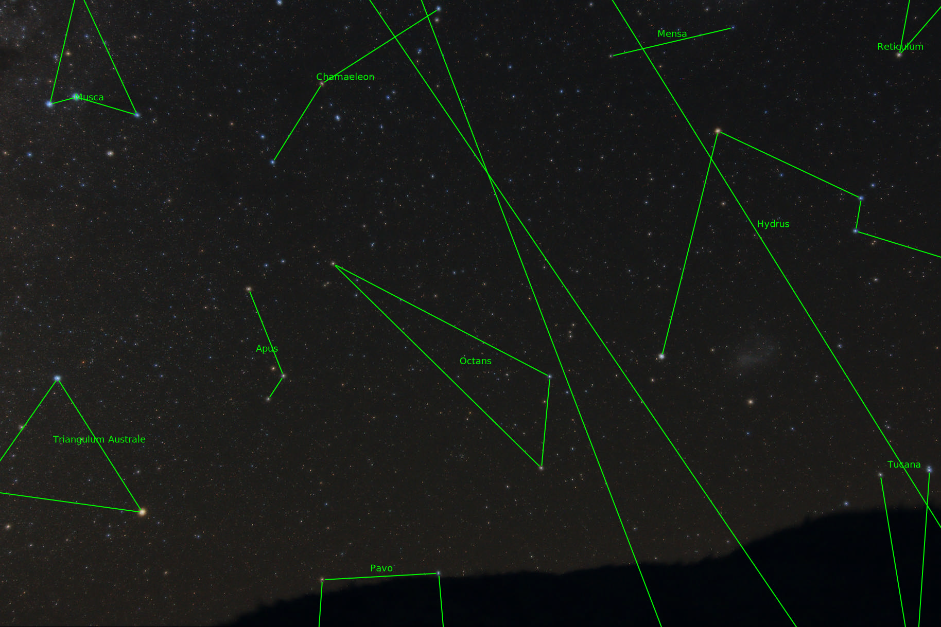 Sternkarten-Overlay (Astrometry.net)