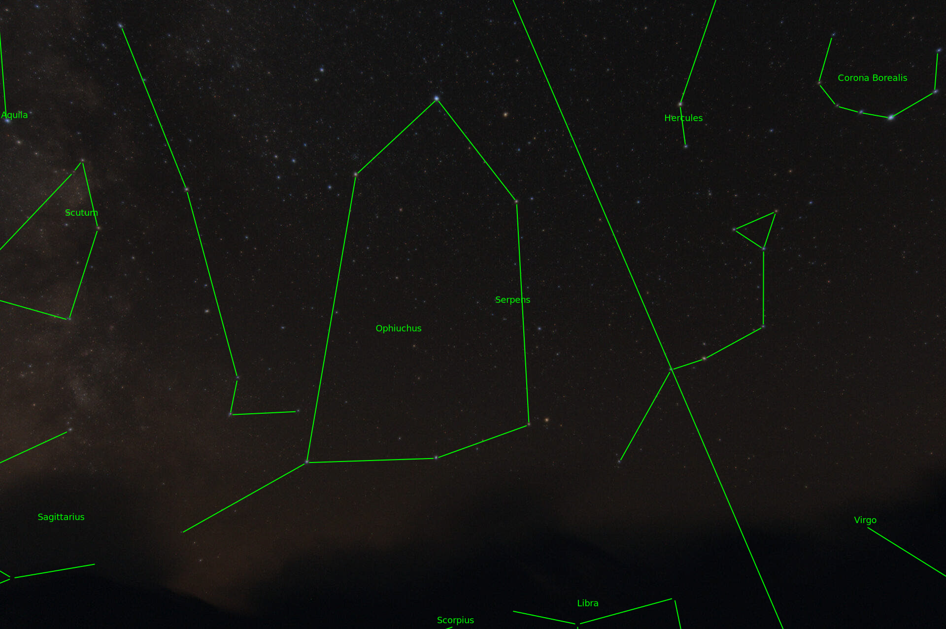 Sternkarten-Overlay (Astrometry.net)