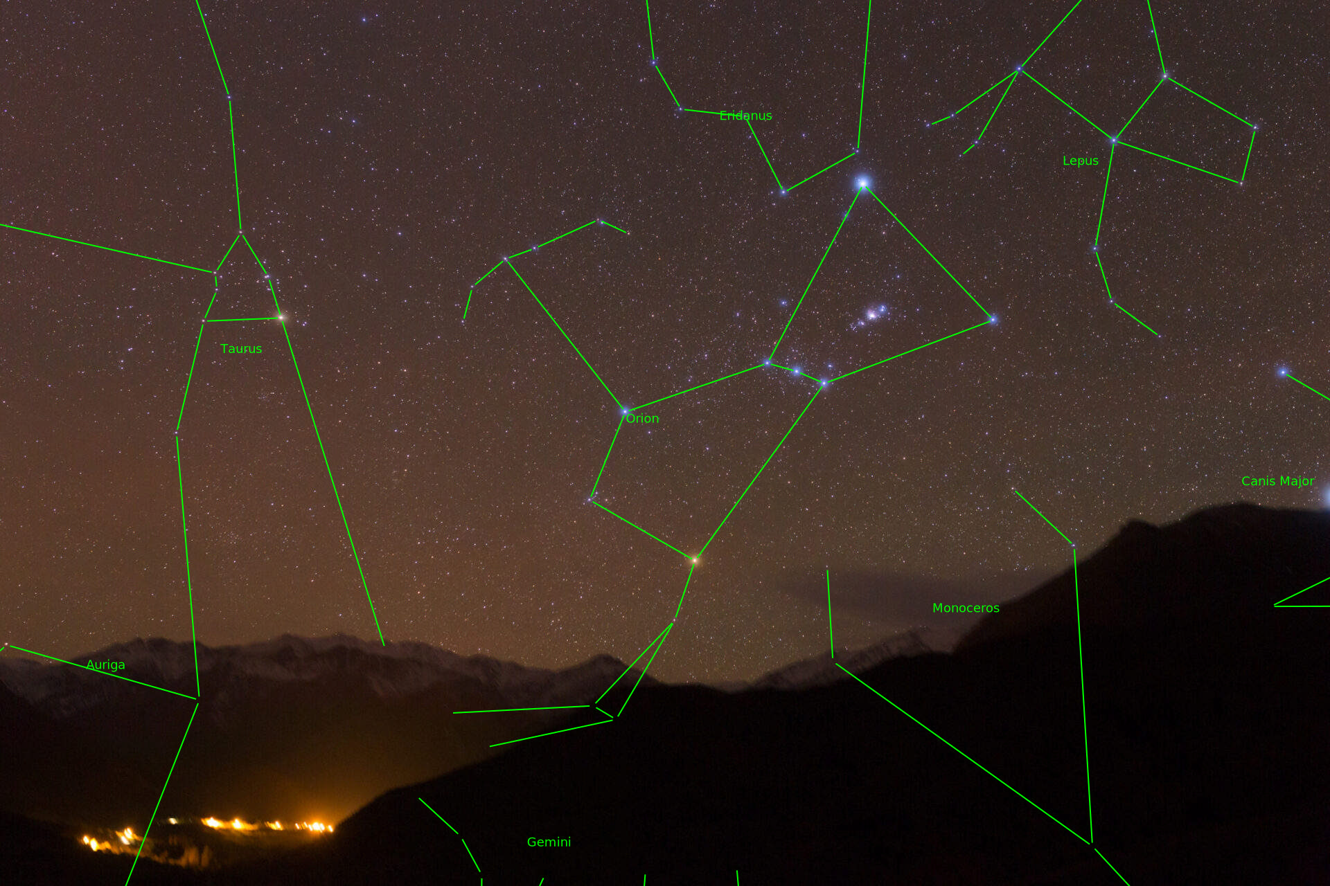 Sternkarten-Overlay (Astrometry.net)