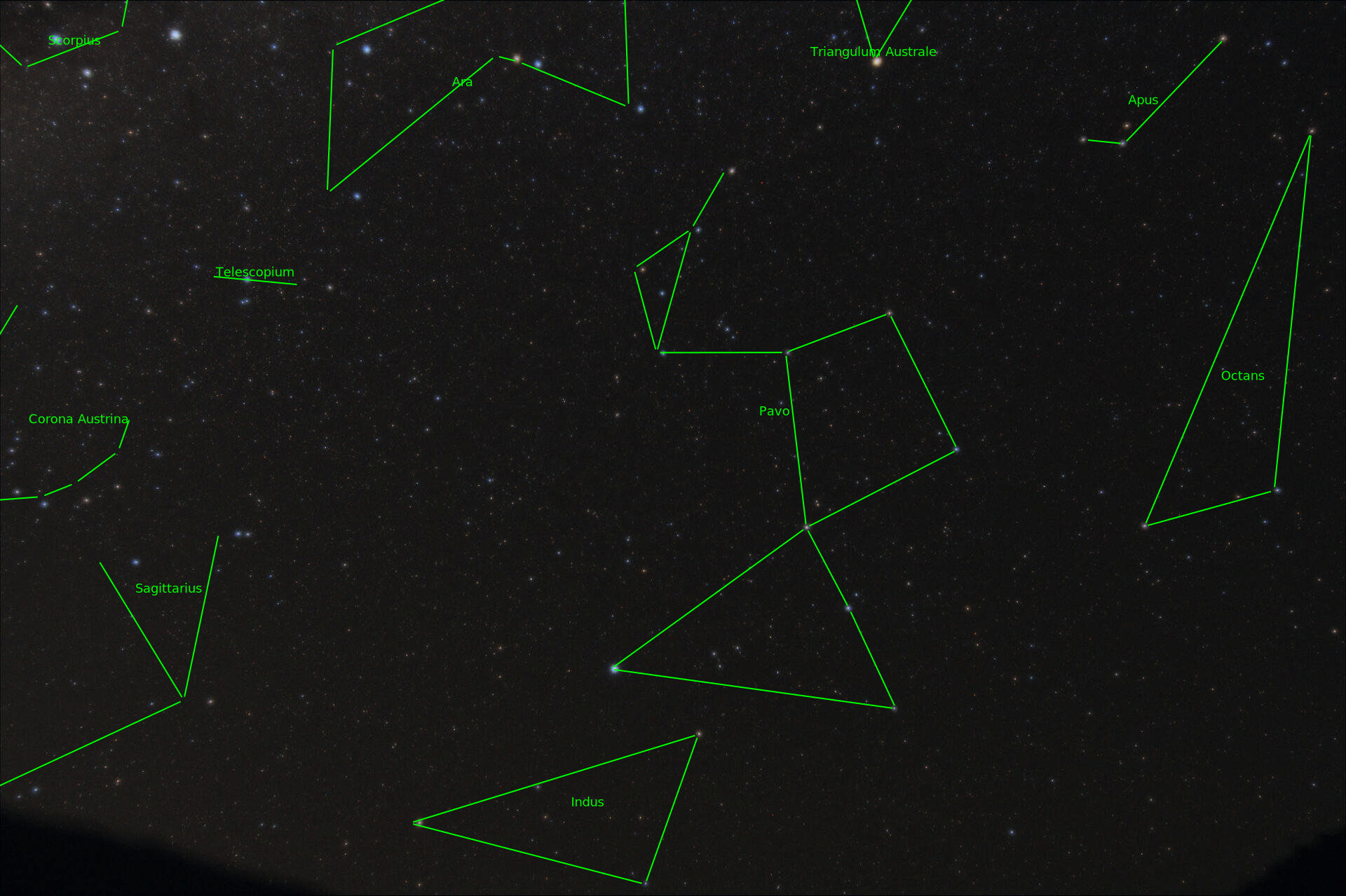 Sternkarten-Overlay (Astrometry.net)