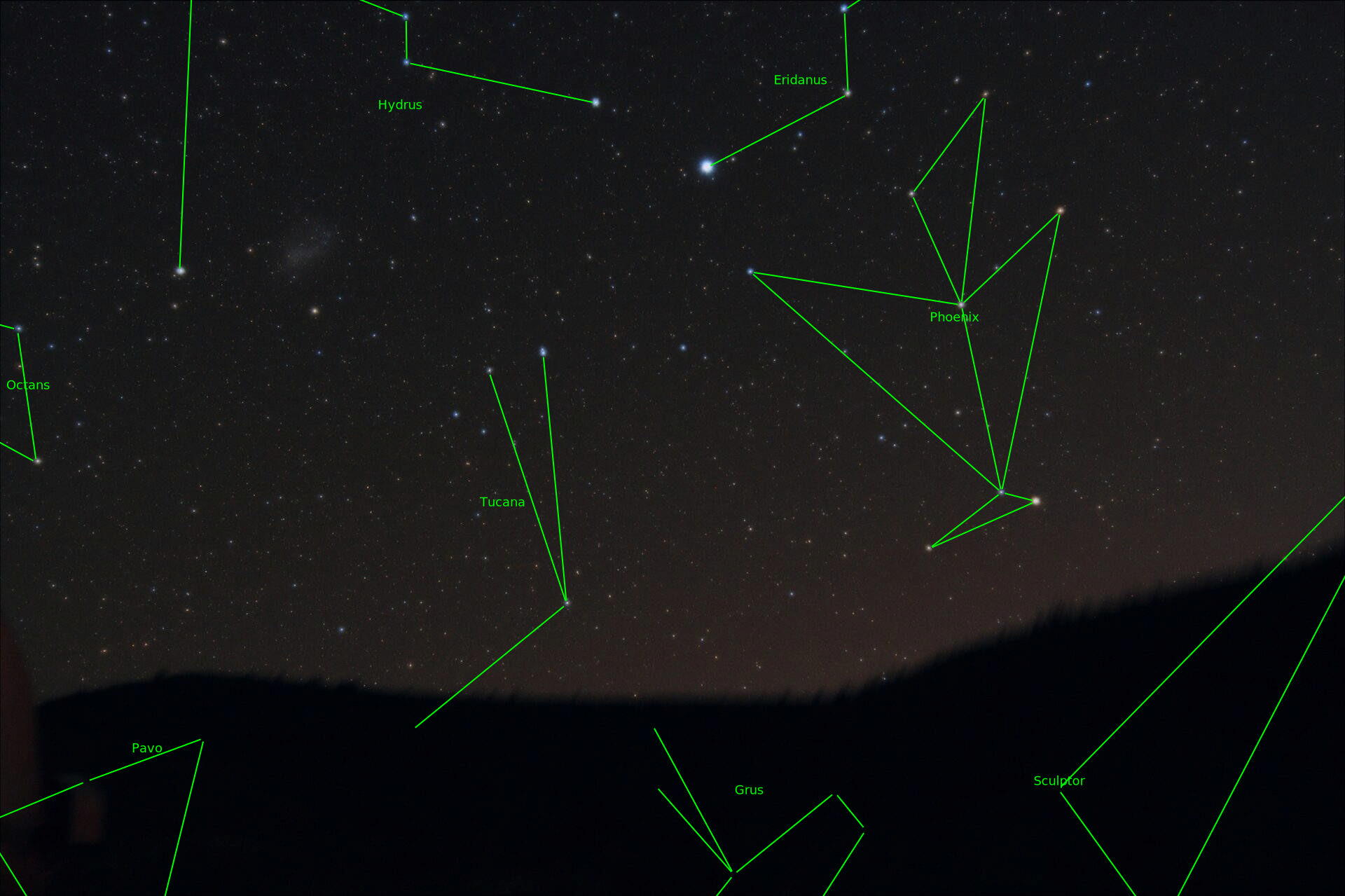Sternkarten-Overlay (Astrometry.net)