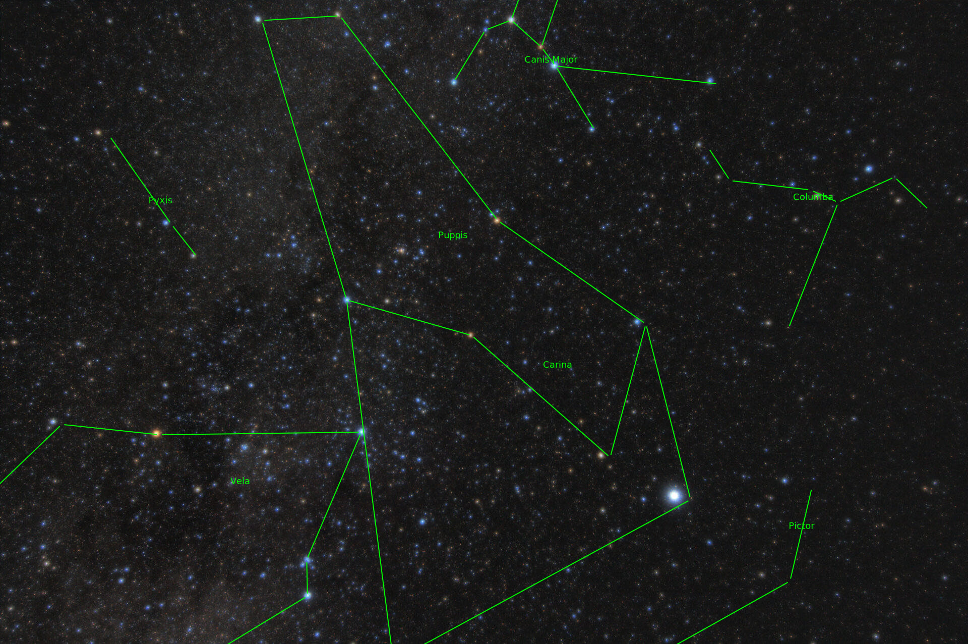 Sternkarten-Overlay (Astrometry.net)
