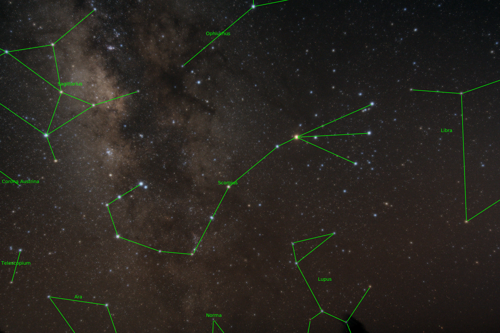 Sternkarten-Overlay (Astrometry.net)