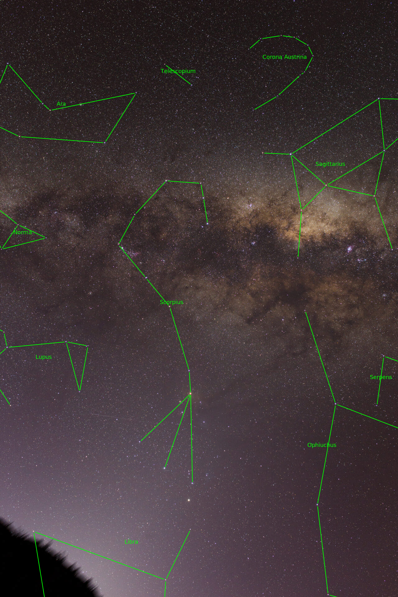 Sternkarten-Overlay (Astrometry.net)