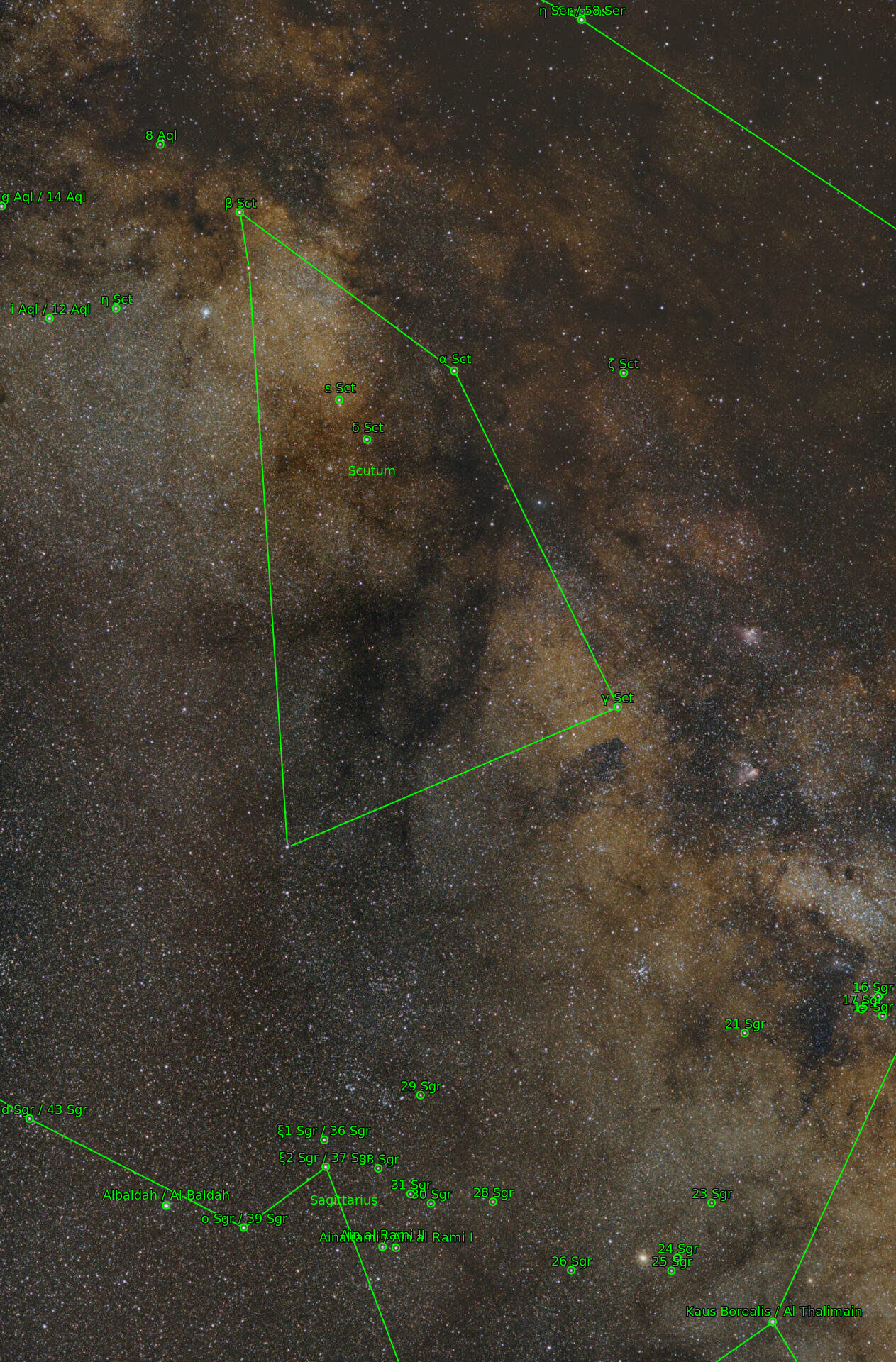 Sternkarten-Overlay (Astrometry.net)