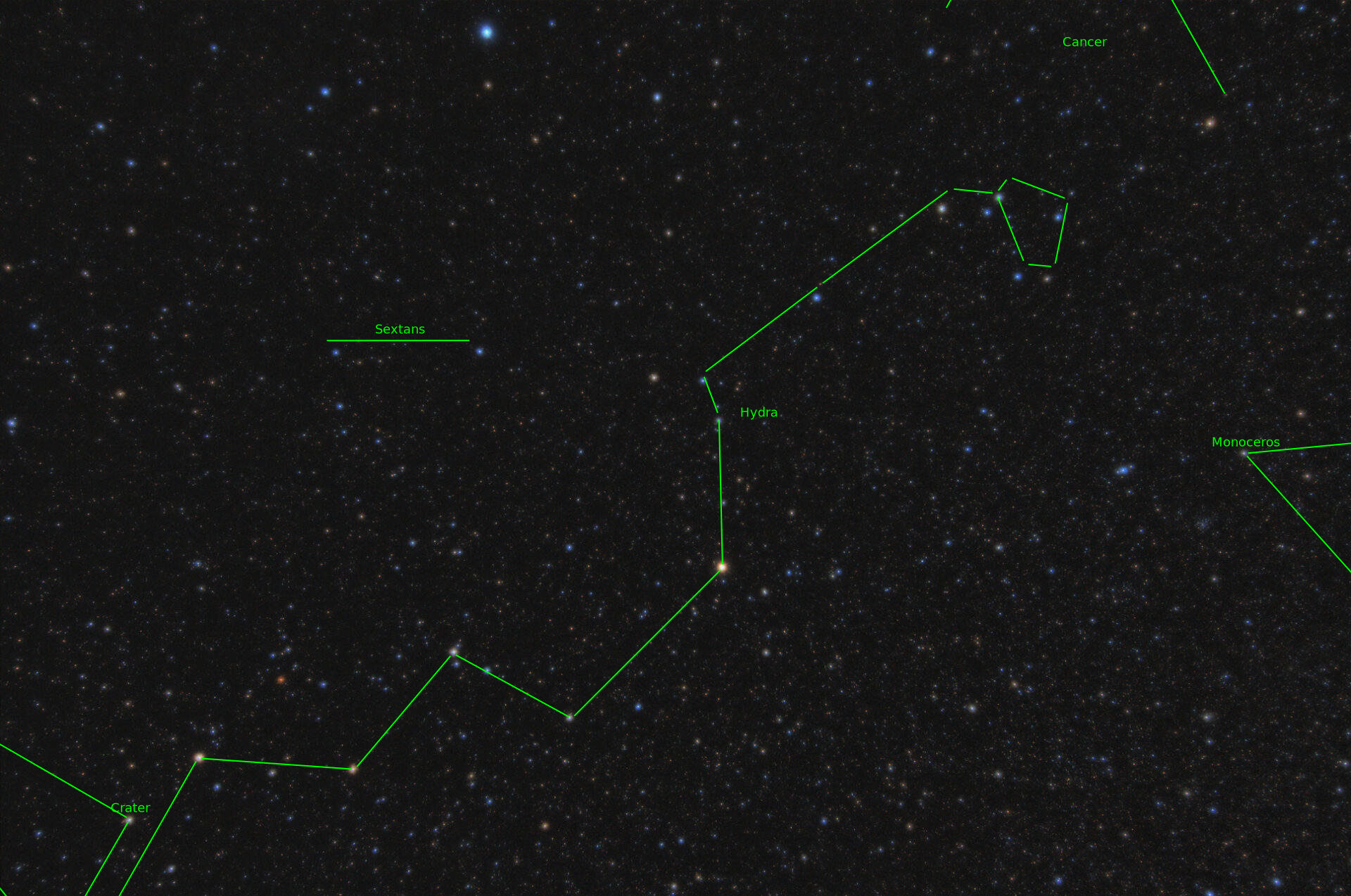 Sternkarten-Overlay (Astrometry.net)
