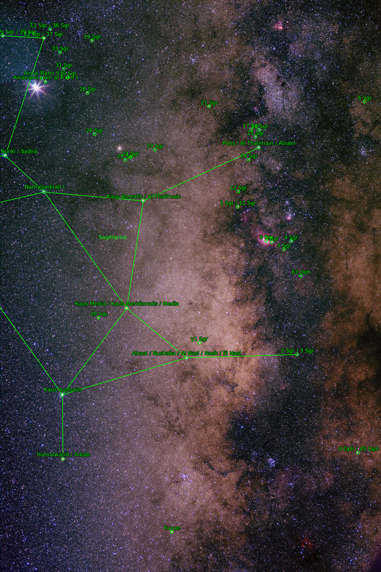 Sternkarten-Overlay (Astrometry.net)
