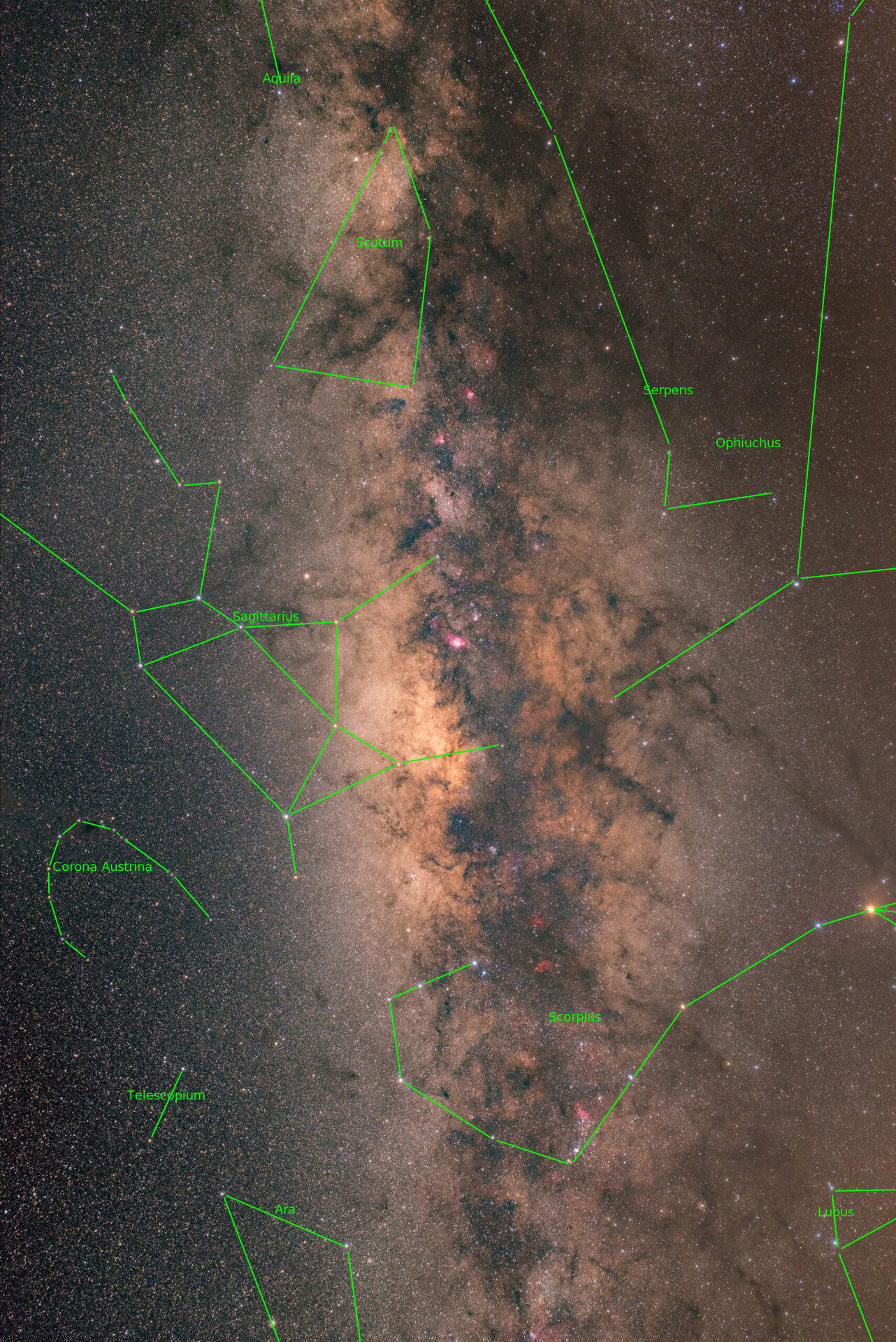 Sternkarten-Overlay (Astrometry.net)