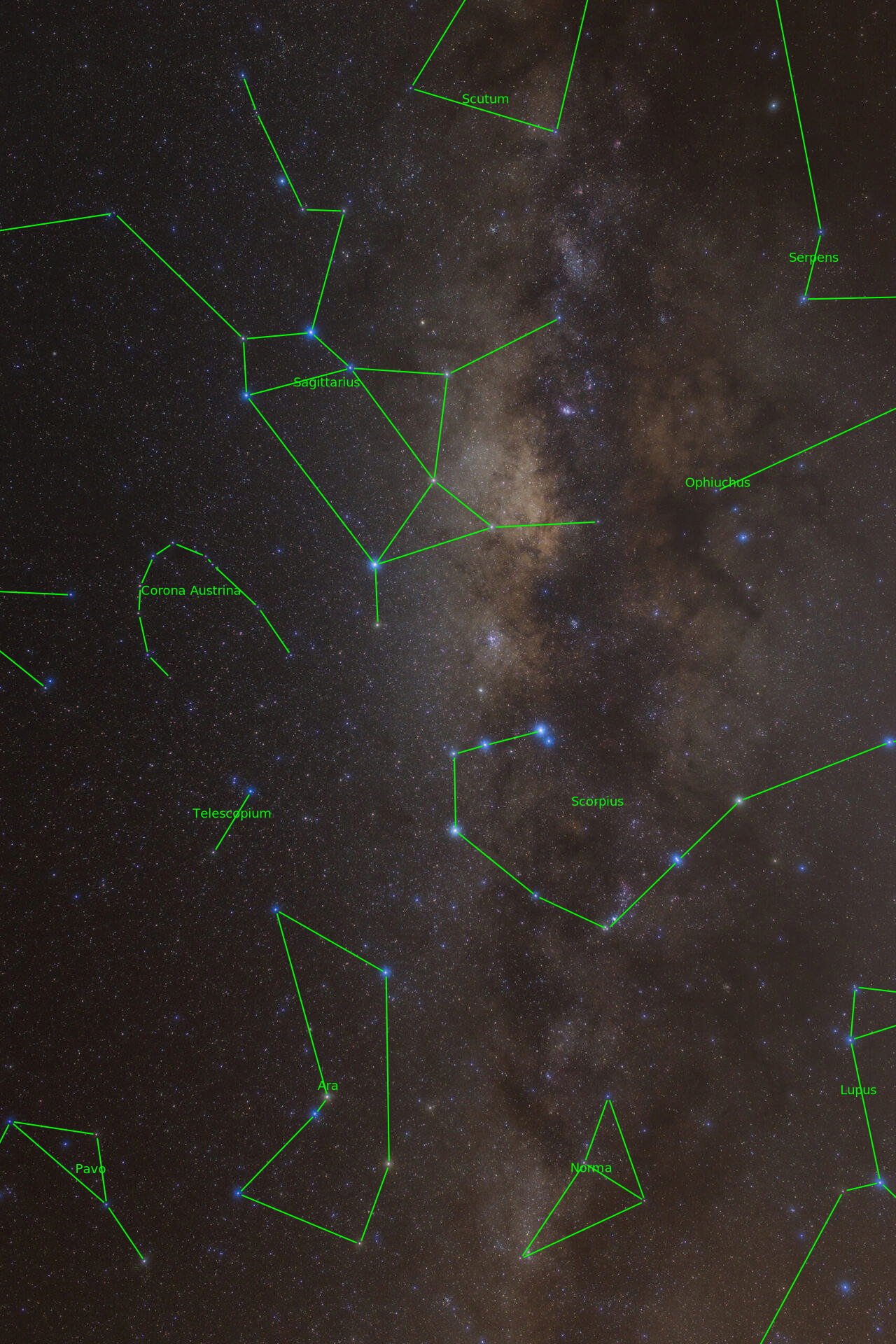Sternkarten-Overlay (Astrometry.net)