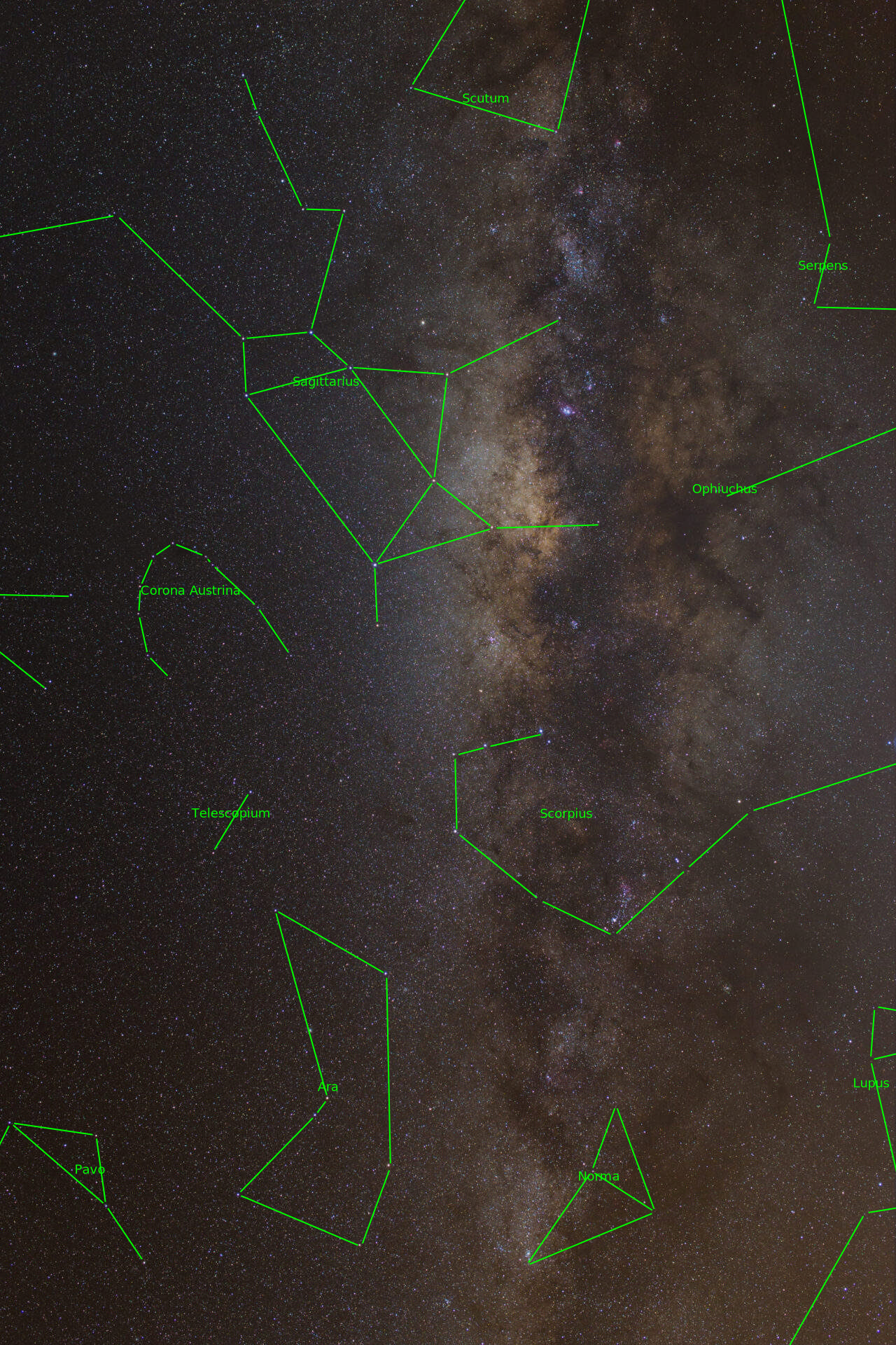Sternkarten-Overlay (Astrometry.net)