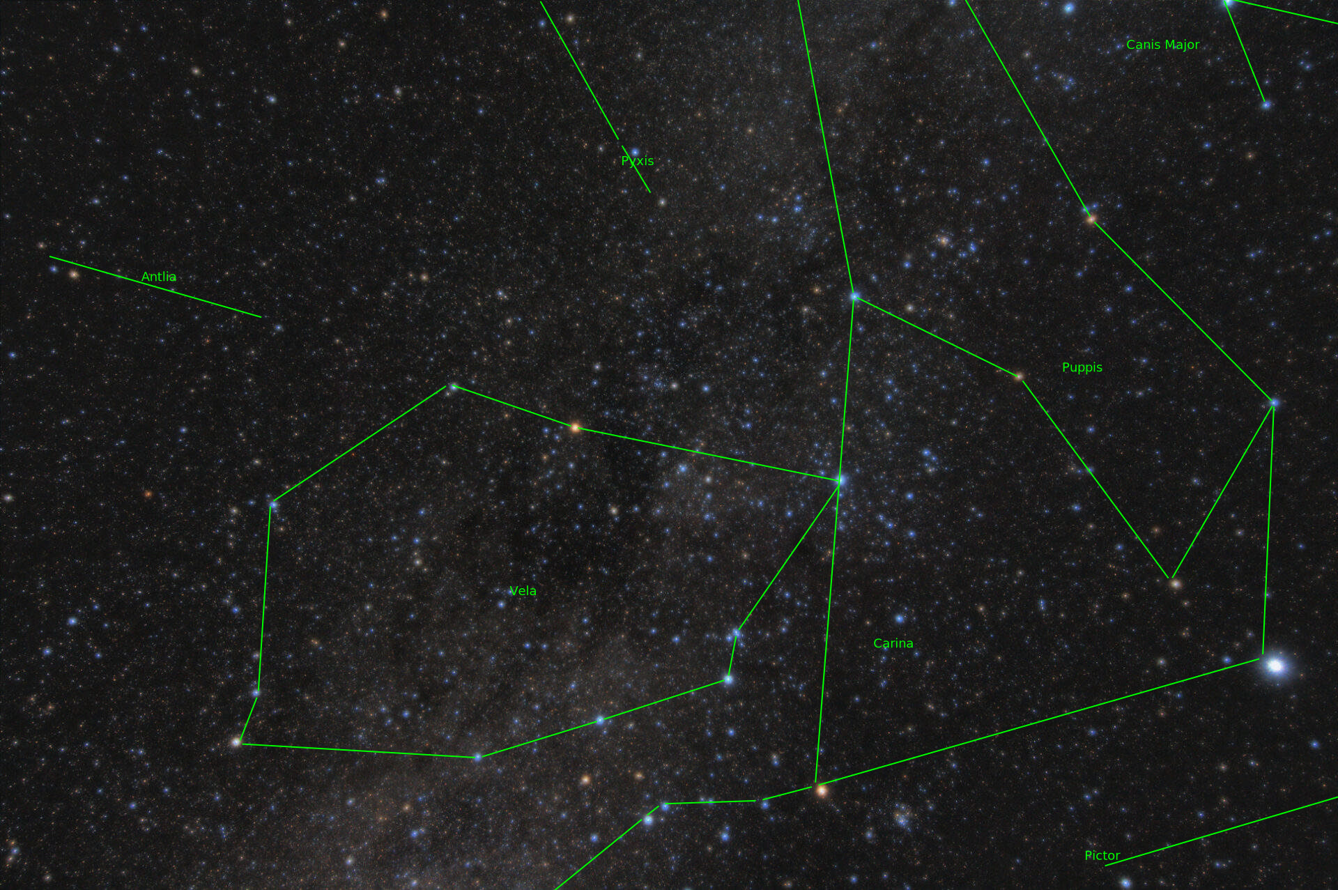 Sternkarten-Overlay (Astrometry.net)