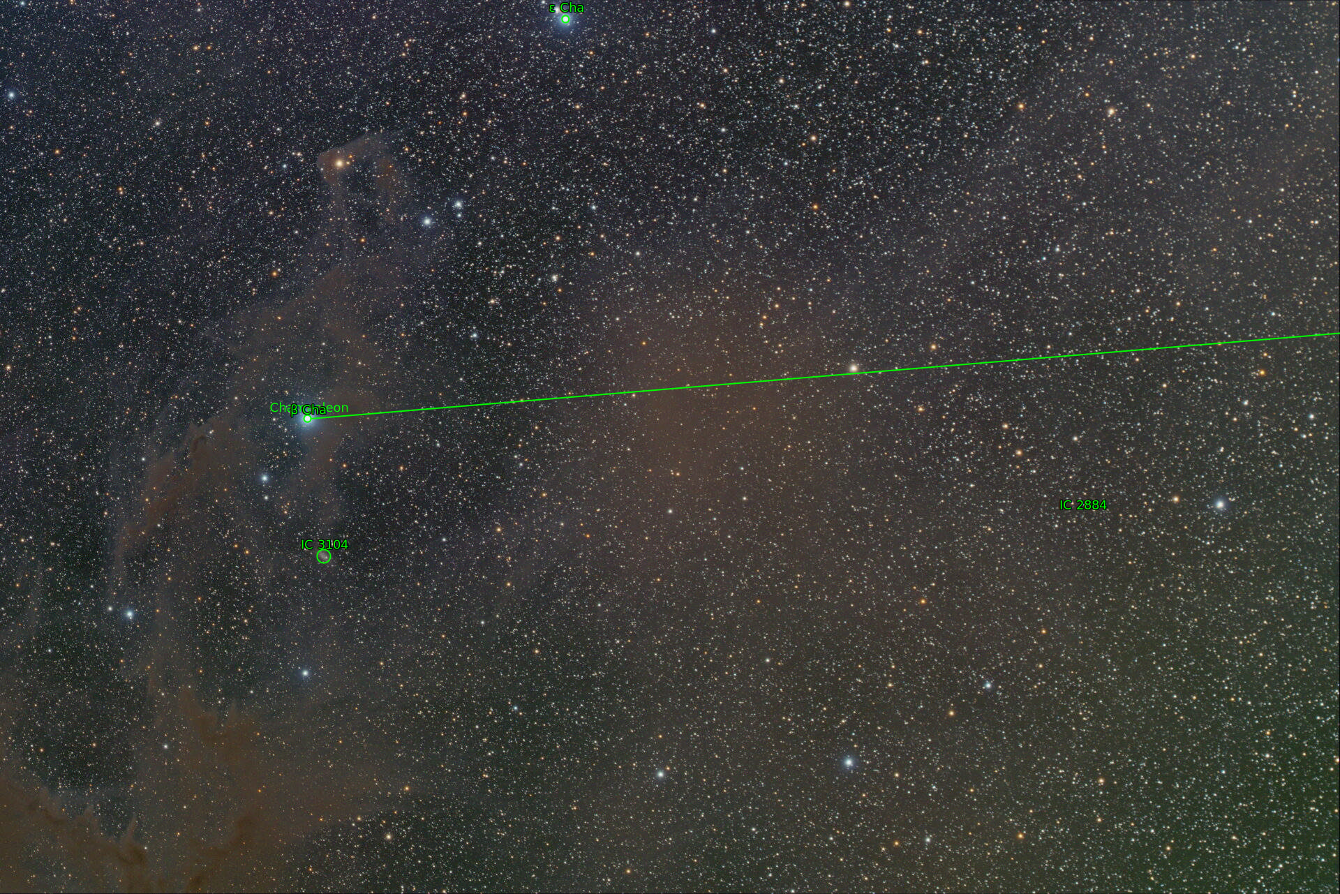 Sternkarten-Overlay (Astrometry.net)