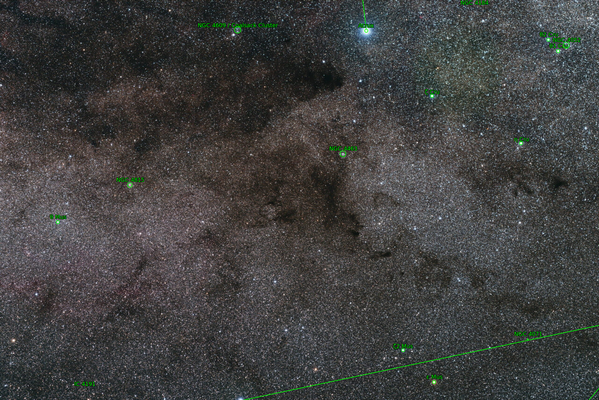 Sternkarten-Overlay (Astrometry.net)