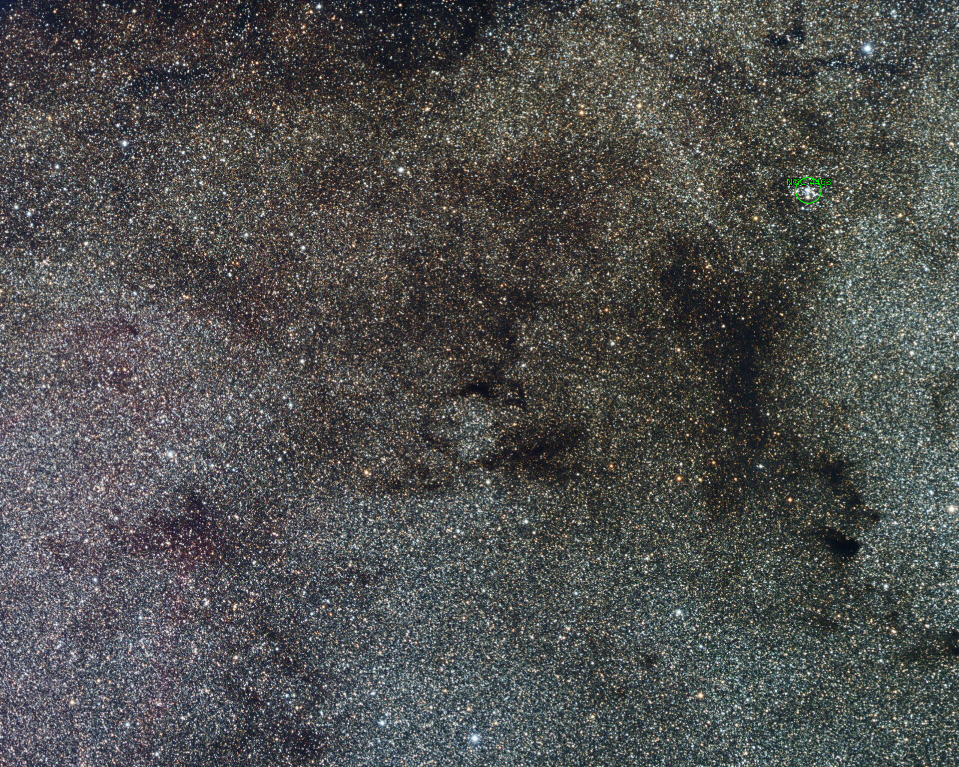 Sternkarten-Overlay (Astrometry.net)
