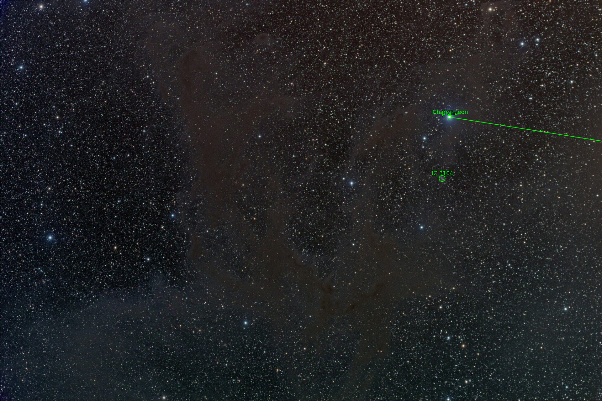 Sternkarten-Overlay (Astrometry.net)
