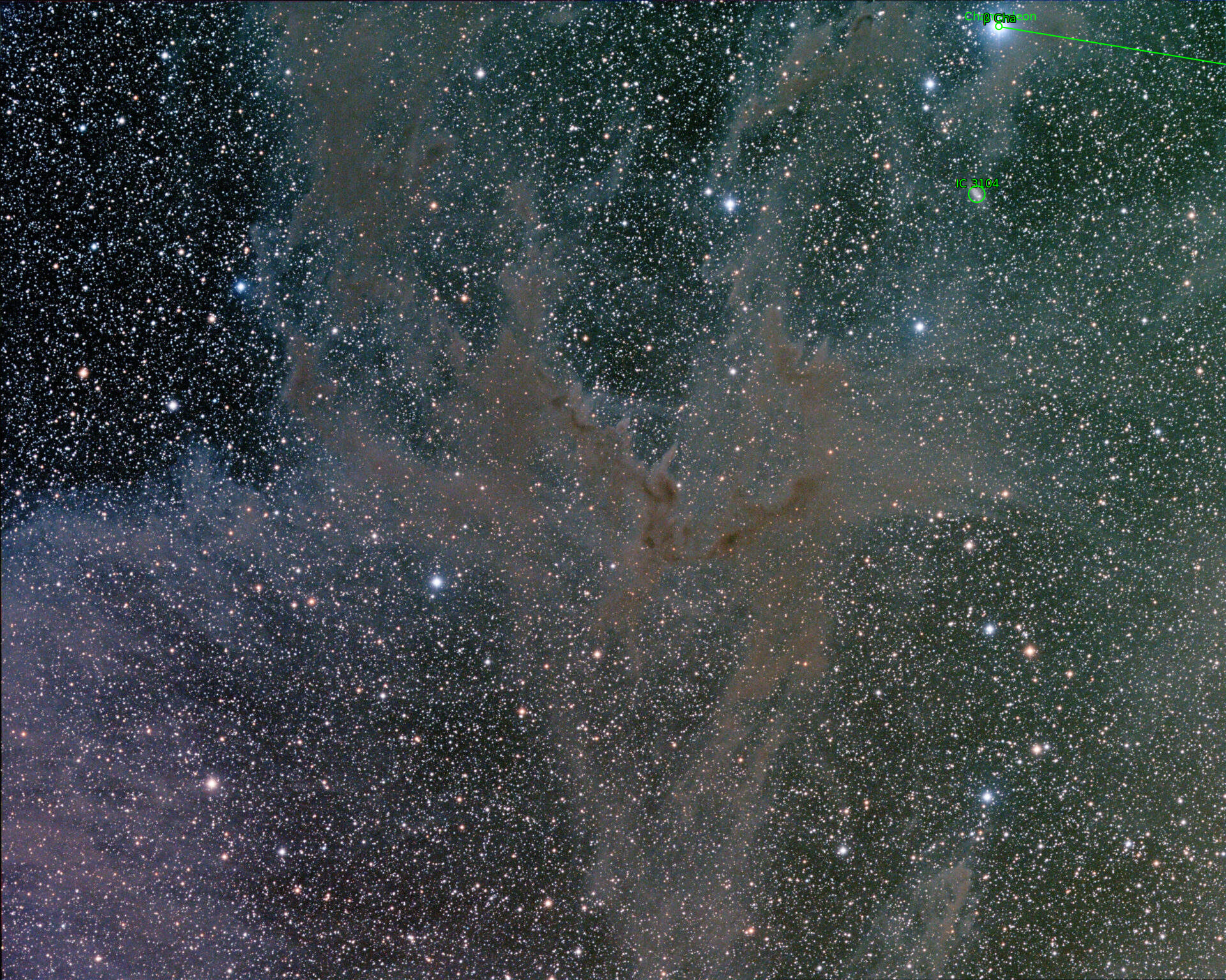 Sternkarten-Overlay (Astrometry.net)