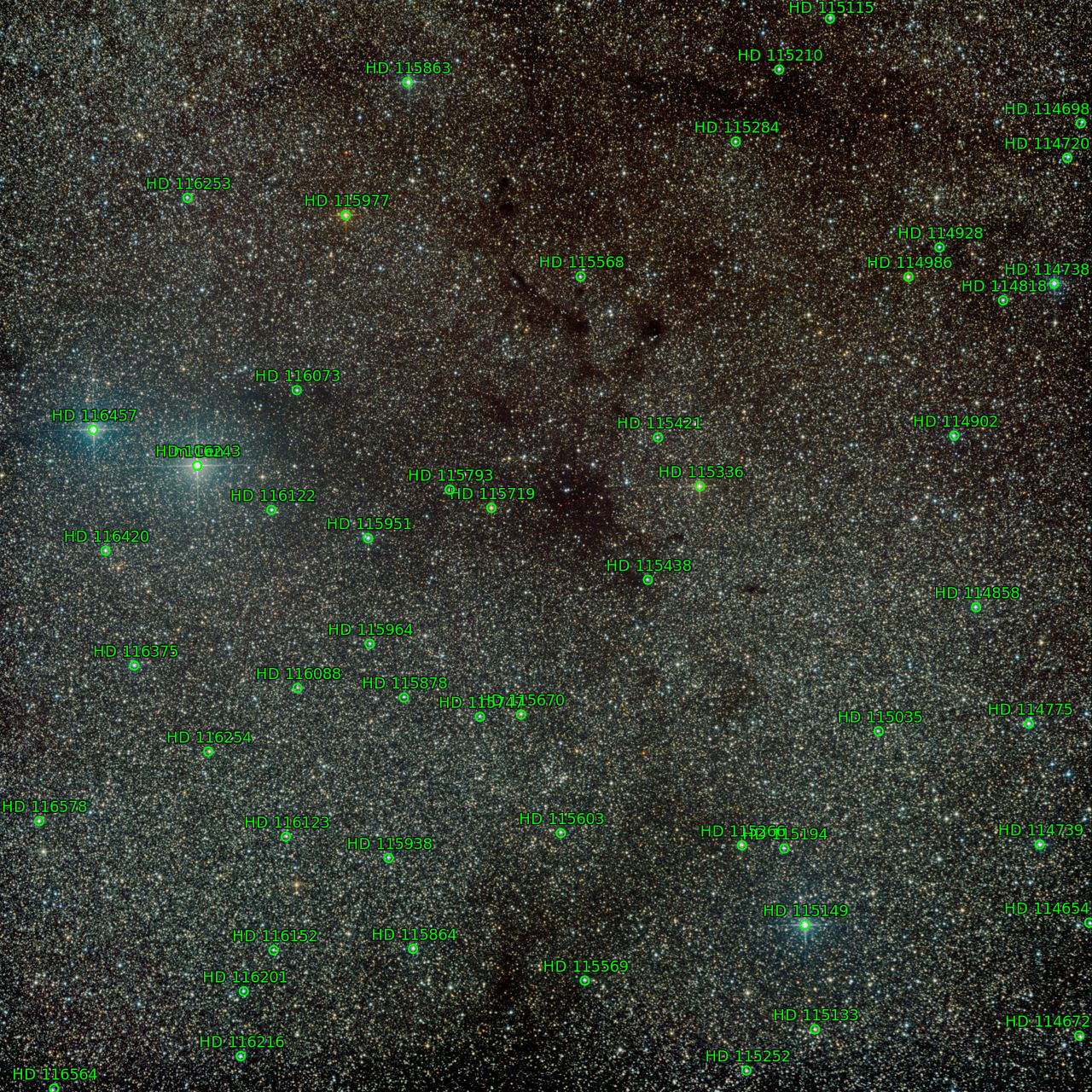 Sternkarten-Overlay (Astrometry.net)