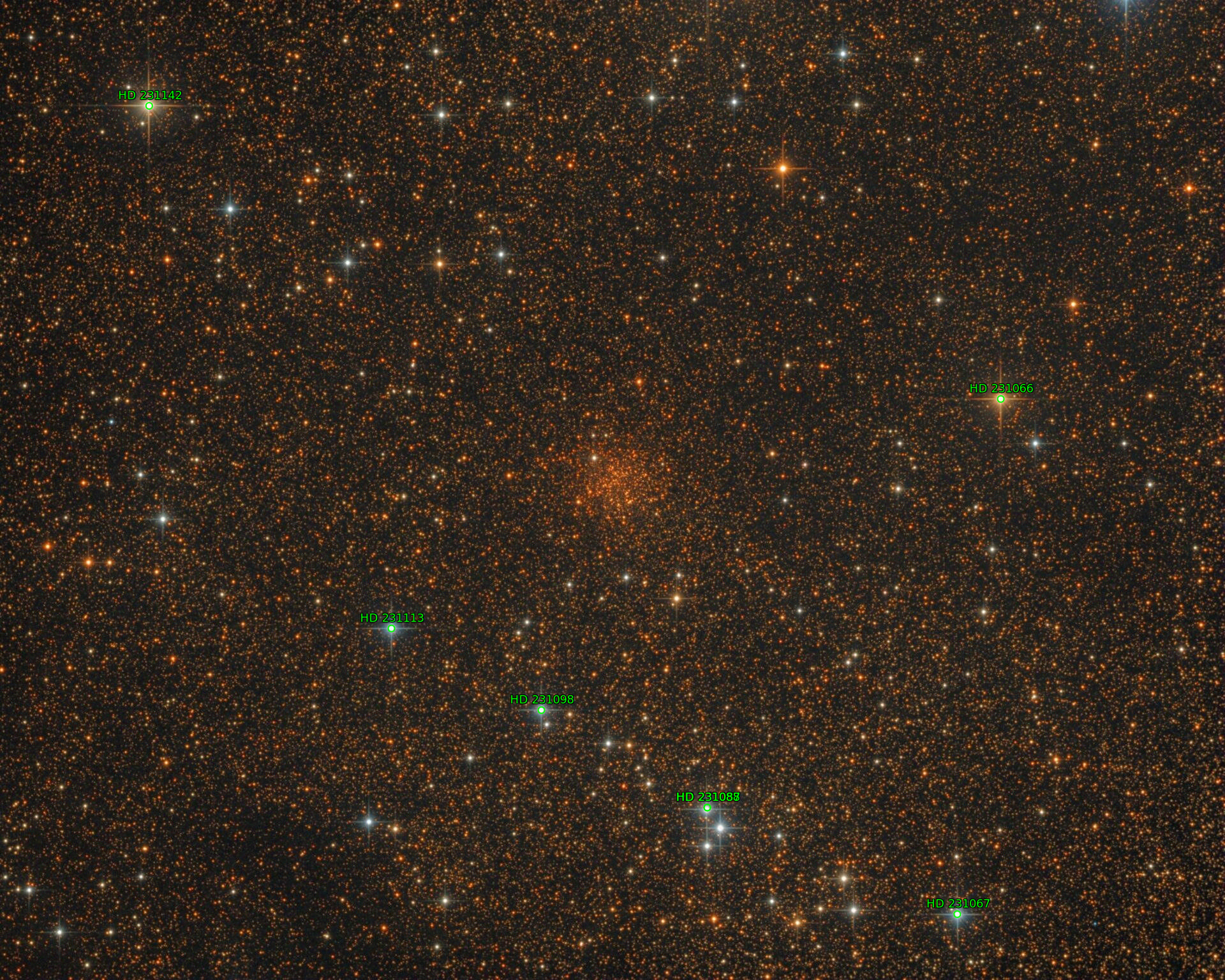Sternkarten-Overlay (Astrometry.net)