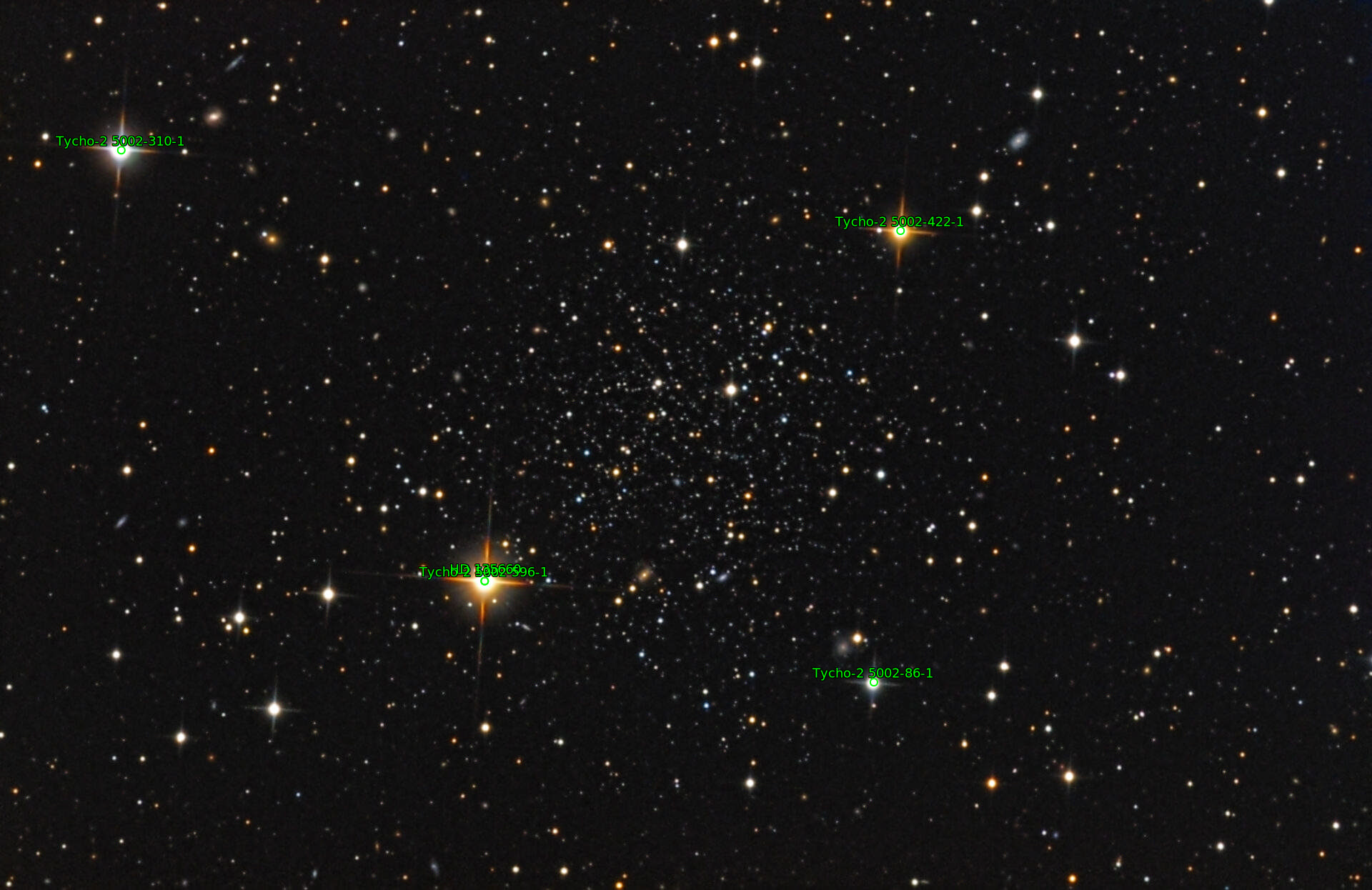 Sternkarten-Overlay (Astrometry.net)