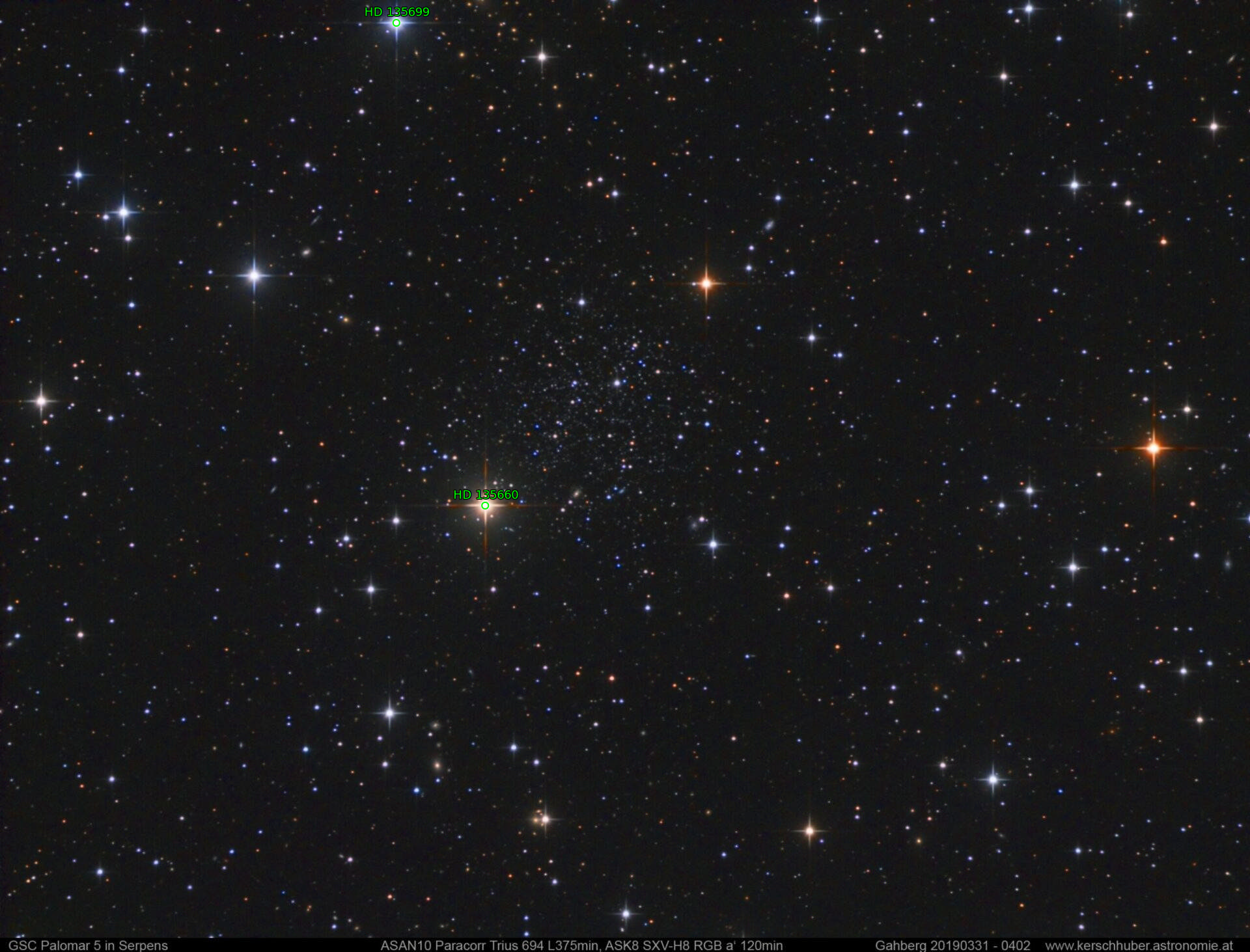Sternkarten-Overlay (Astrometry.net)