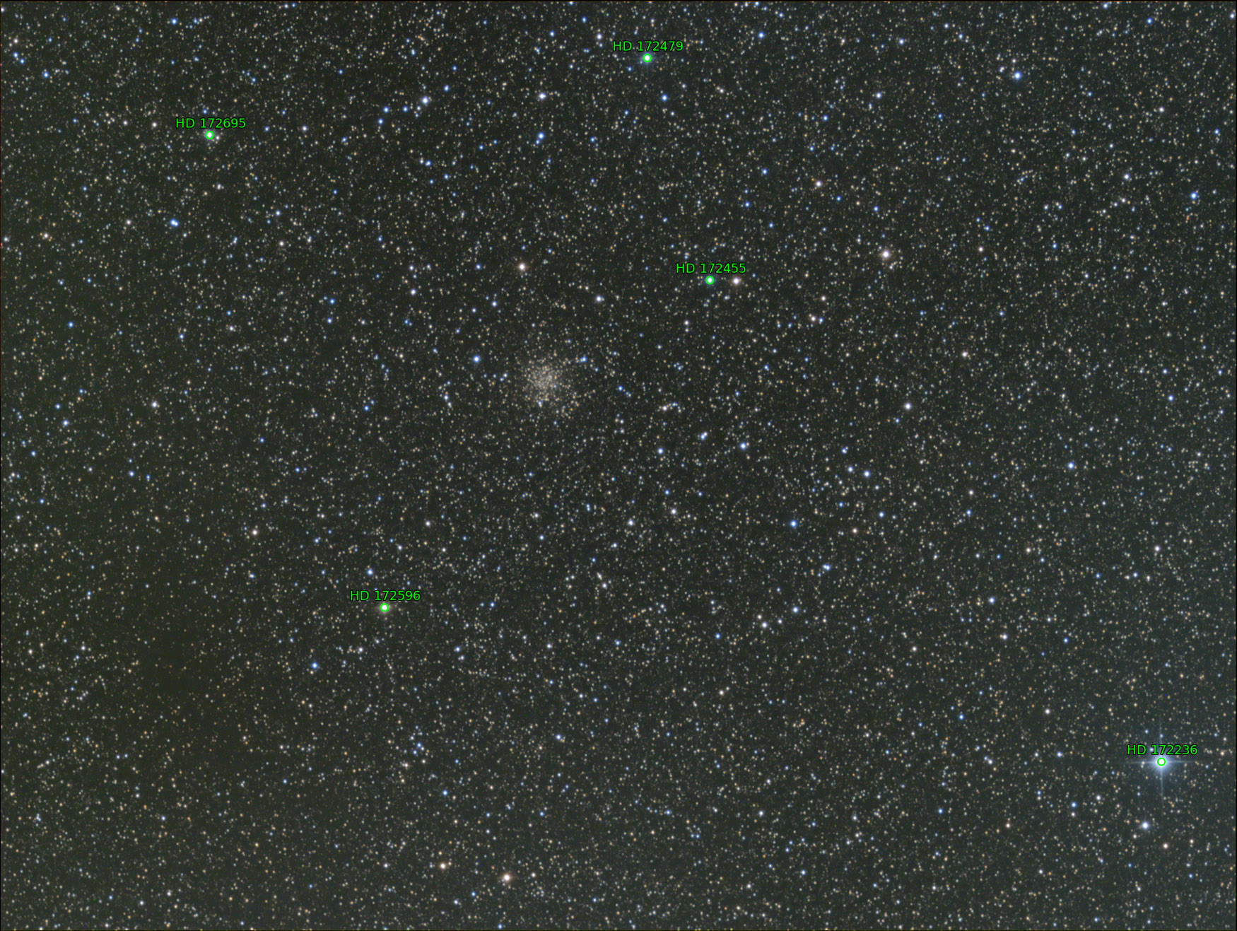 Sternkarten-Overlay (Astrometry.net)