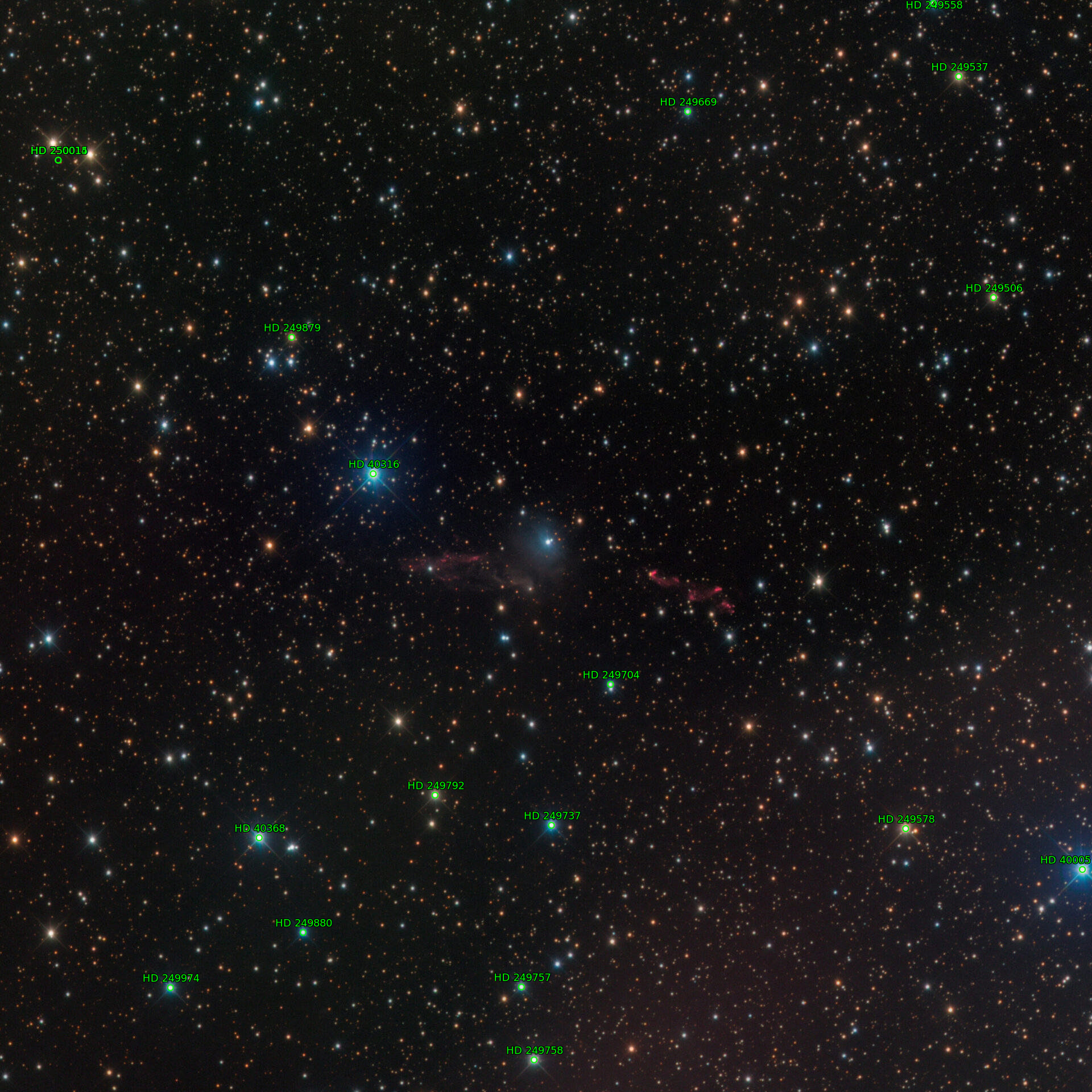 Sternkarten-Overlay (Astrometry.net)
