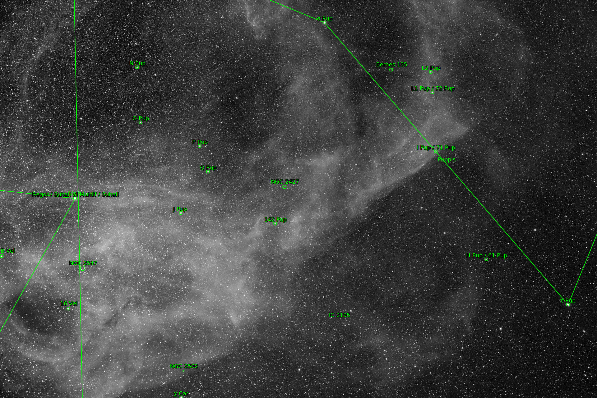 Sternkarten-Overlay (Astrometry.net)