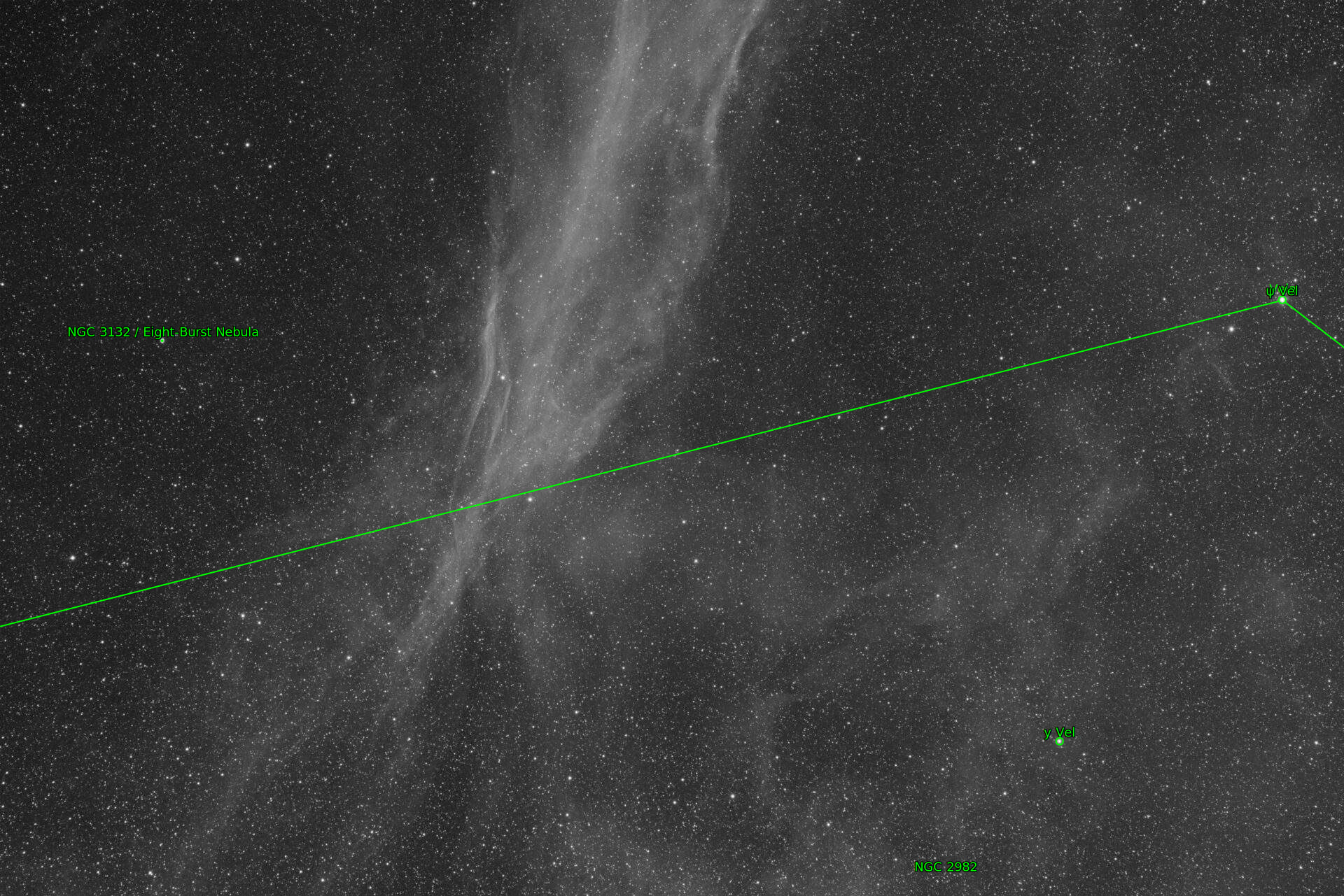 Sternkarten-Overlay (Astrometry.net)