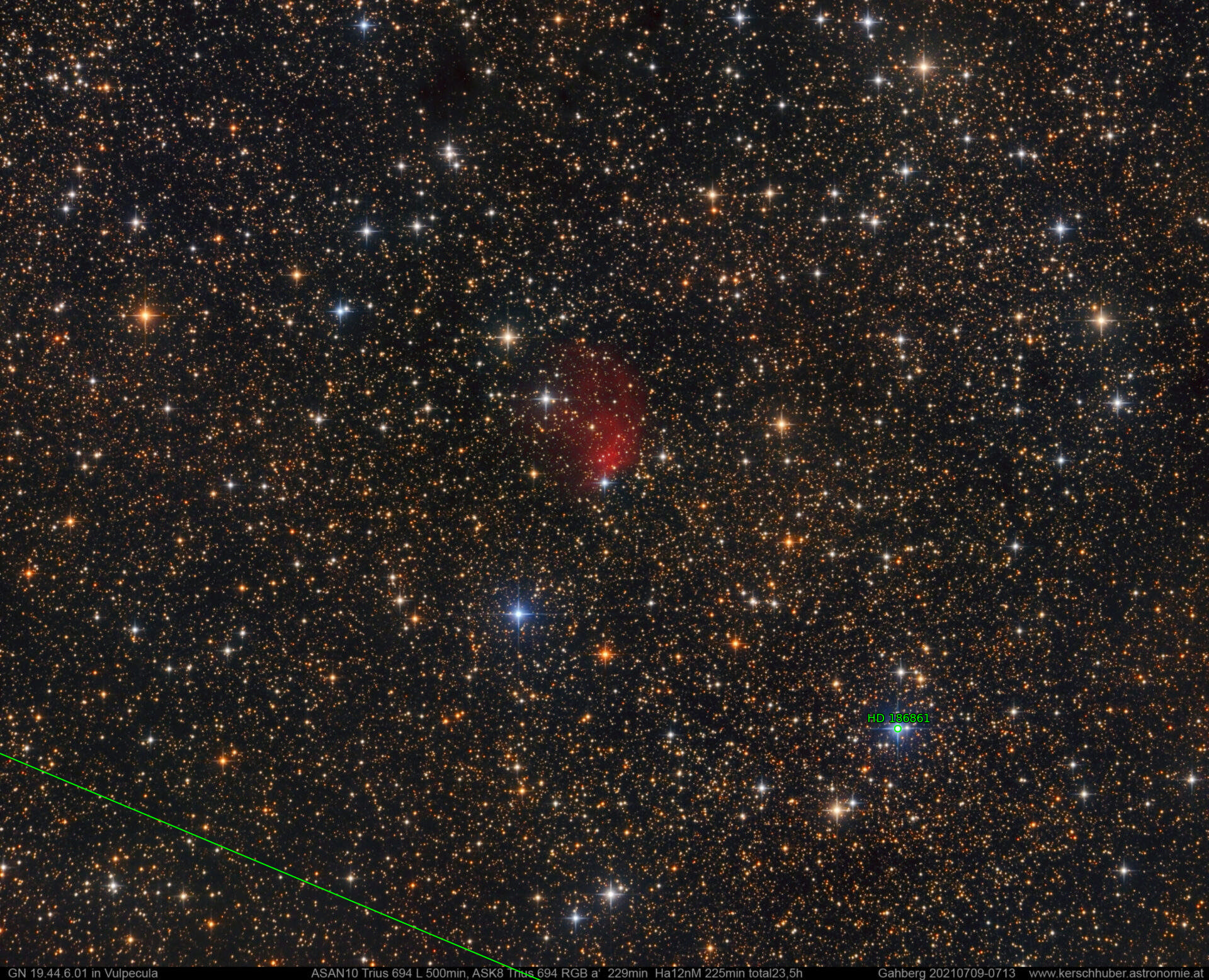 Sternkarten-Overlay (Astrometry.net)