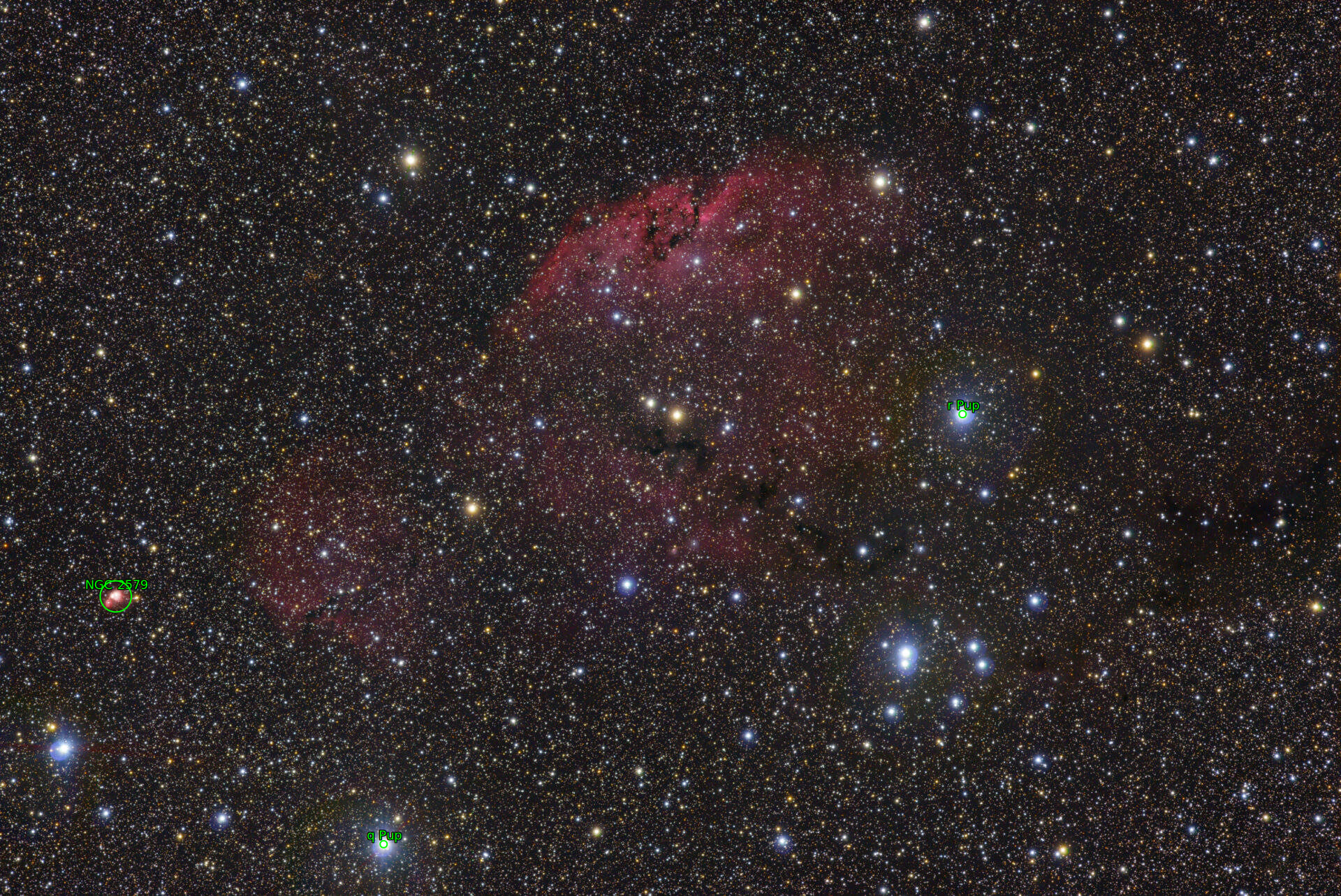 Sternkarten-Overlay (Astrometry.net)