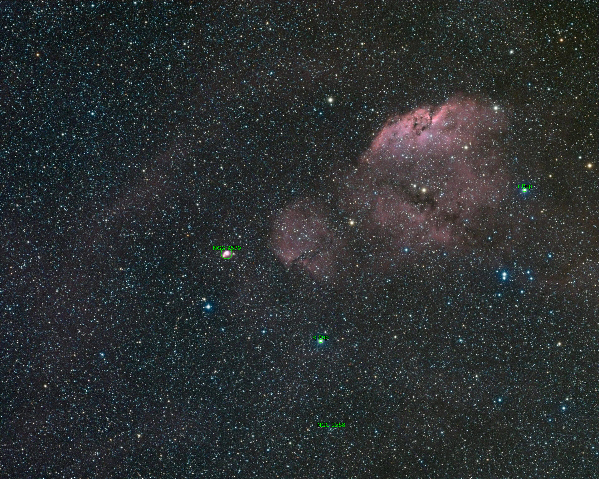 Sternkarten-Overlay (Astrometry.net)