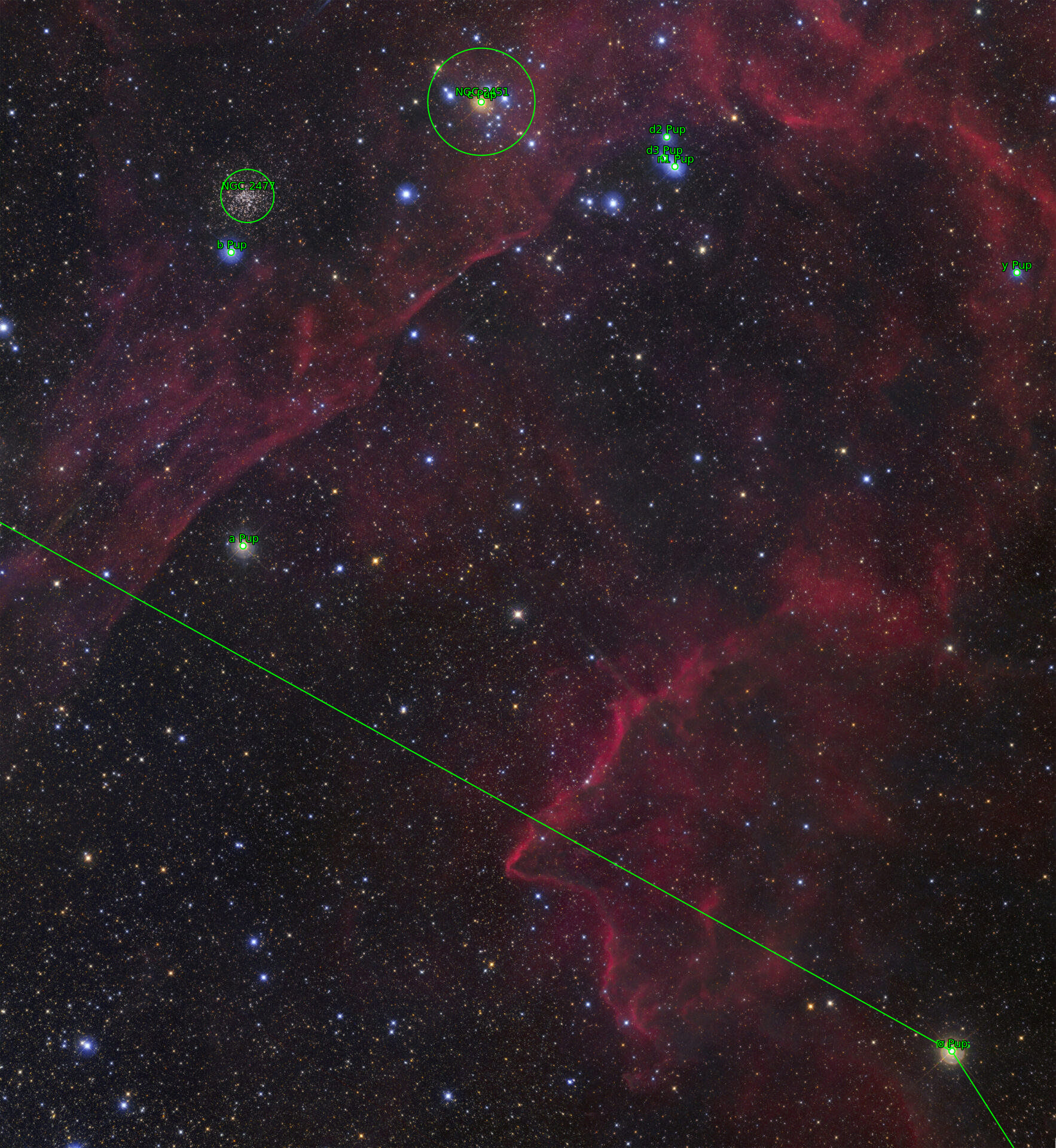 Sternkarten-Overlay (Astrometry.net)