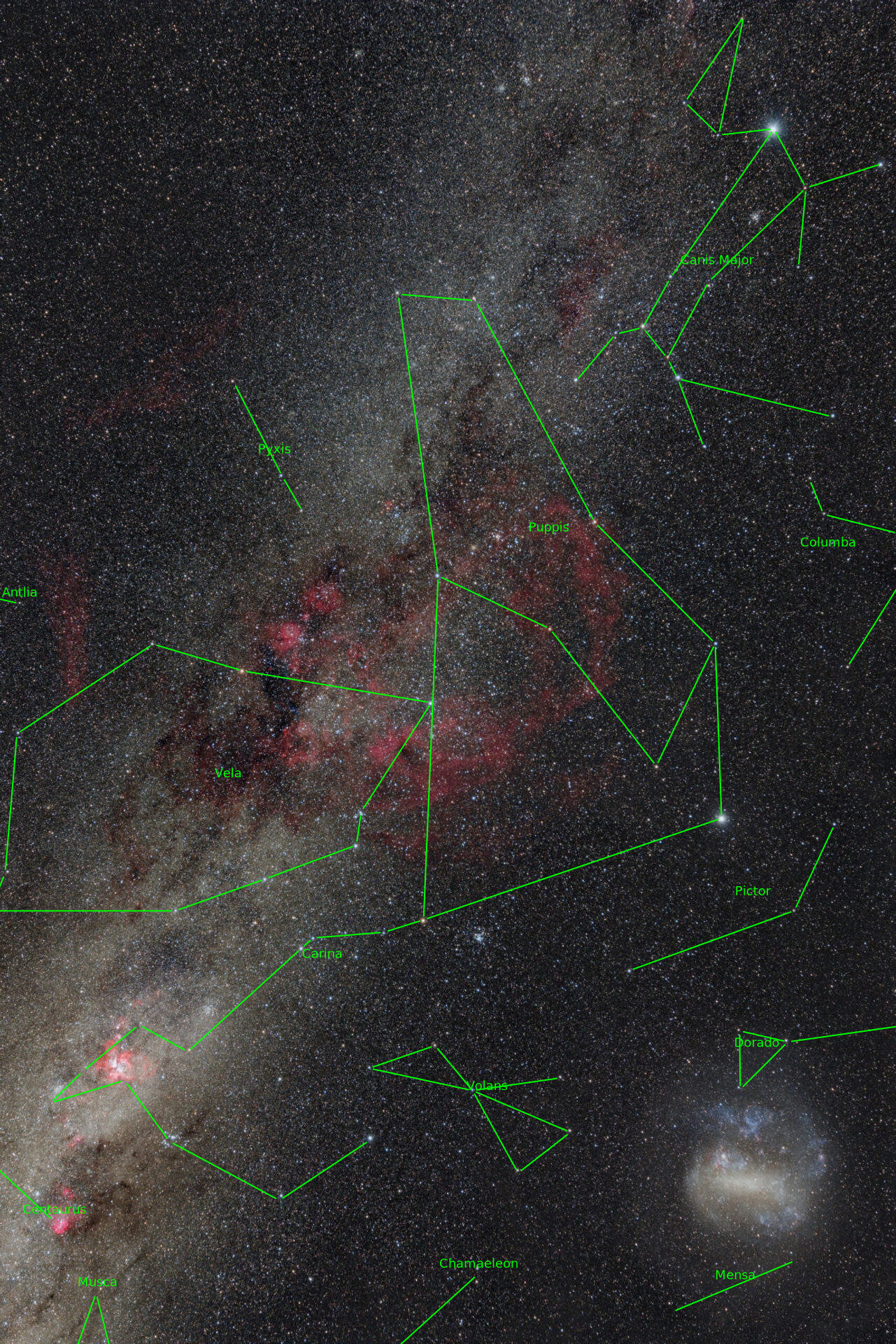 Sternkarten-Overlay (Astrometry.net)