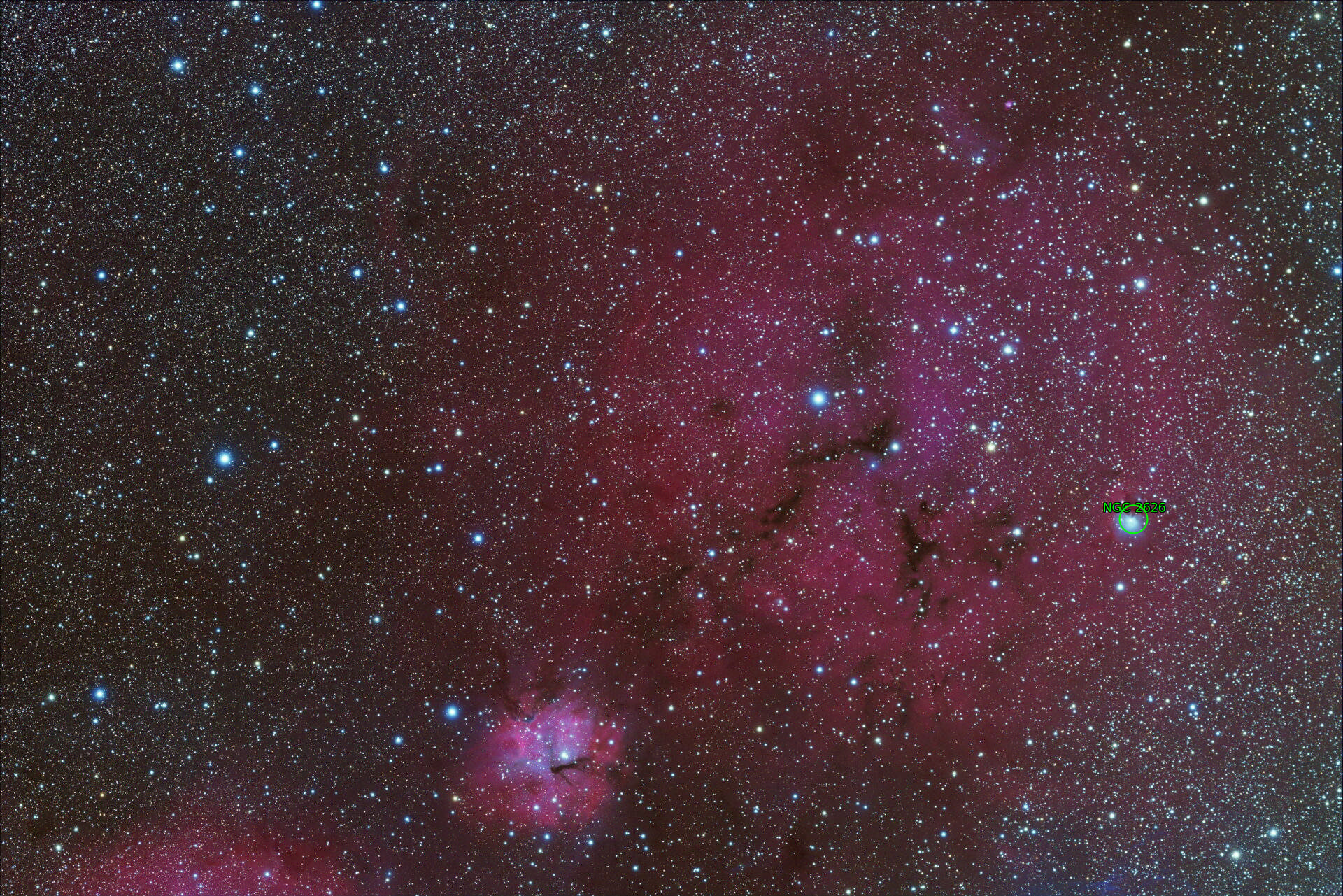 Sternkarten-Overlay (Astrometry.net)