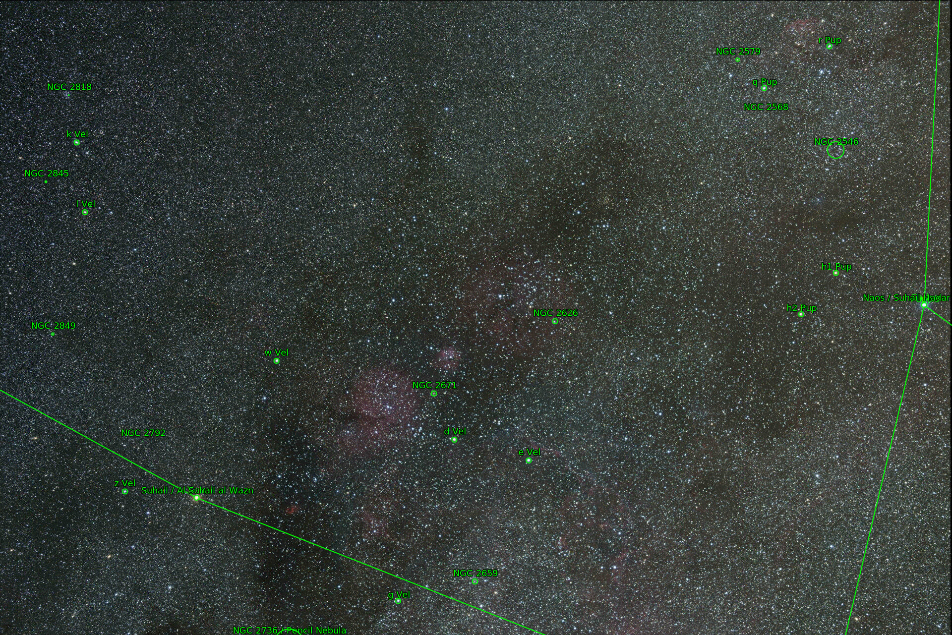 Sternkarten-Overlay (Astrometry.net)