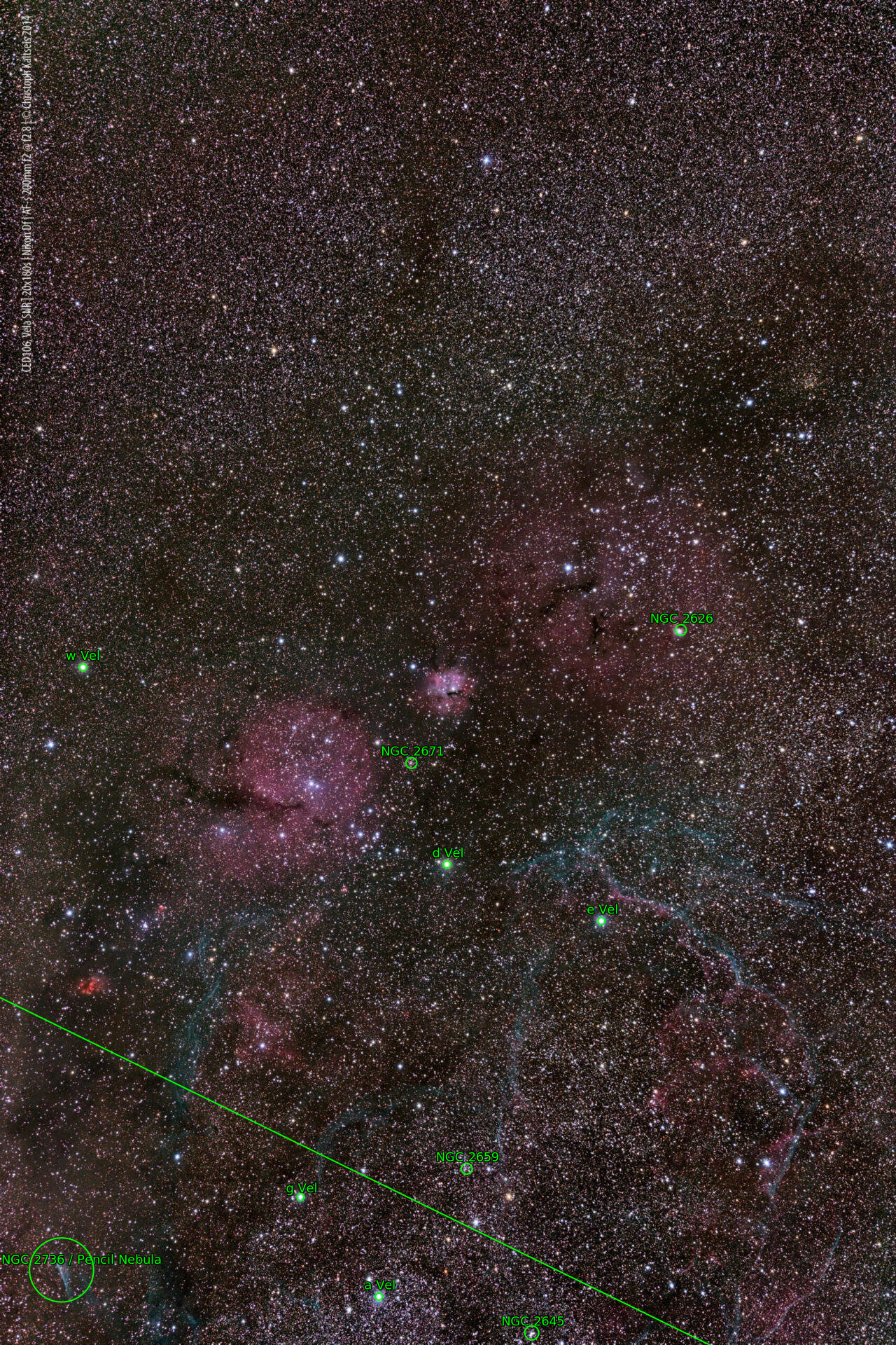 Sternkarten-Overlay (Astrometry.net)