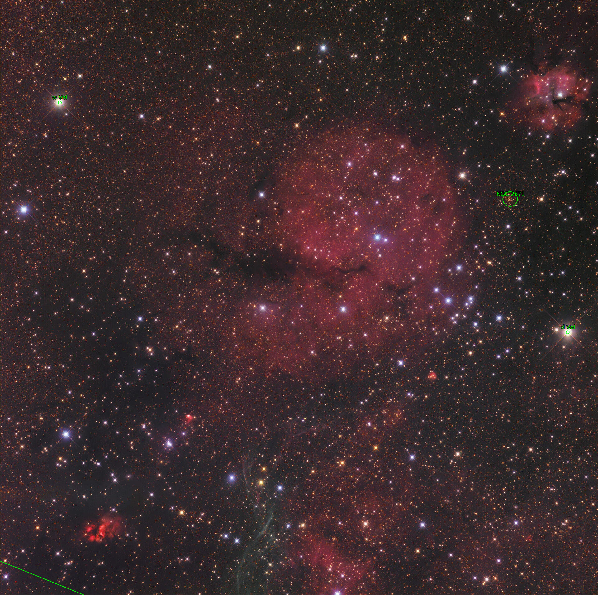 Sternkarten-Overlay (Astrometry.net)